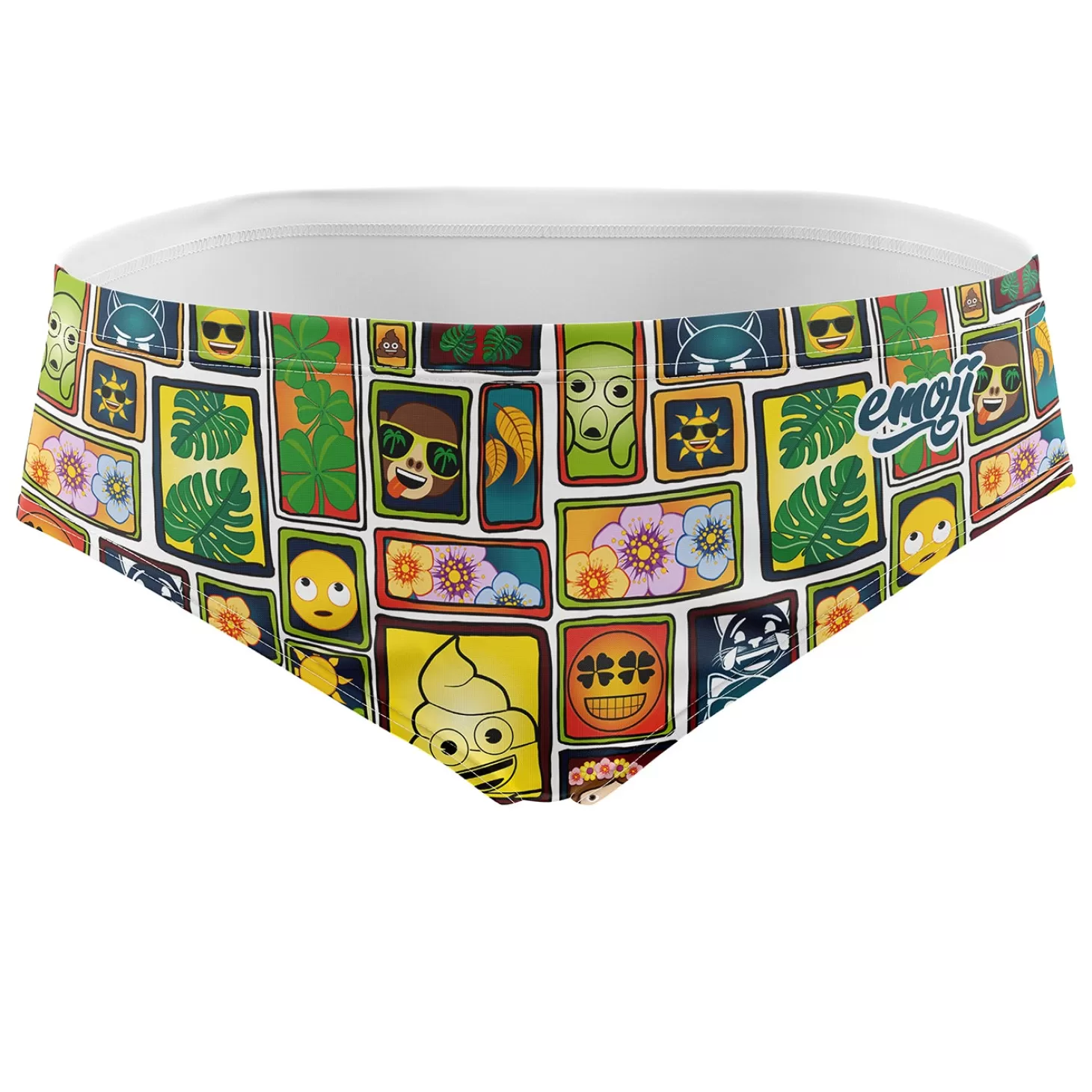 Online Bañador slip hombre - Emoji Portrait Hombre Bañadores Slip Hombre