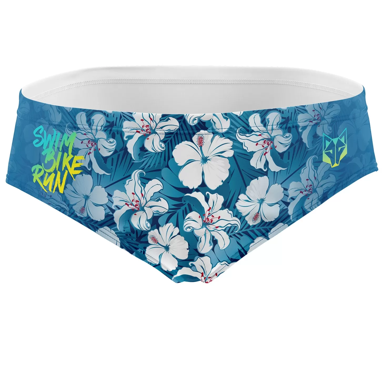 Fashion Bañador slip hombre - Swim Bike Run Flower Hombre Bañadores Slip Hombre