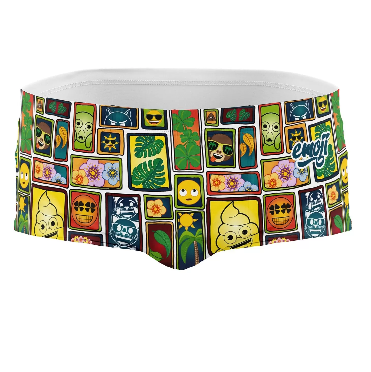 Fashion Bañador trunk hombre - Emoji Portrait Hombre Bañadores Trunk Hombre