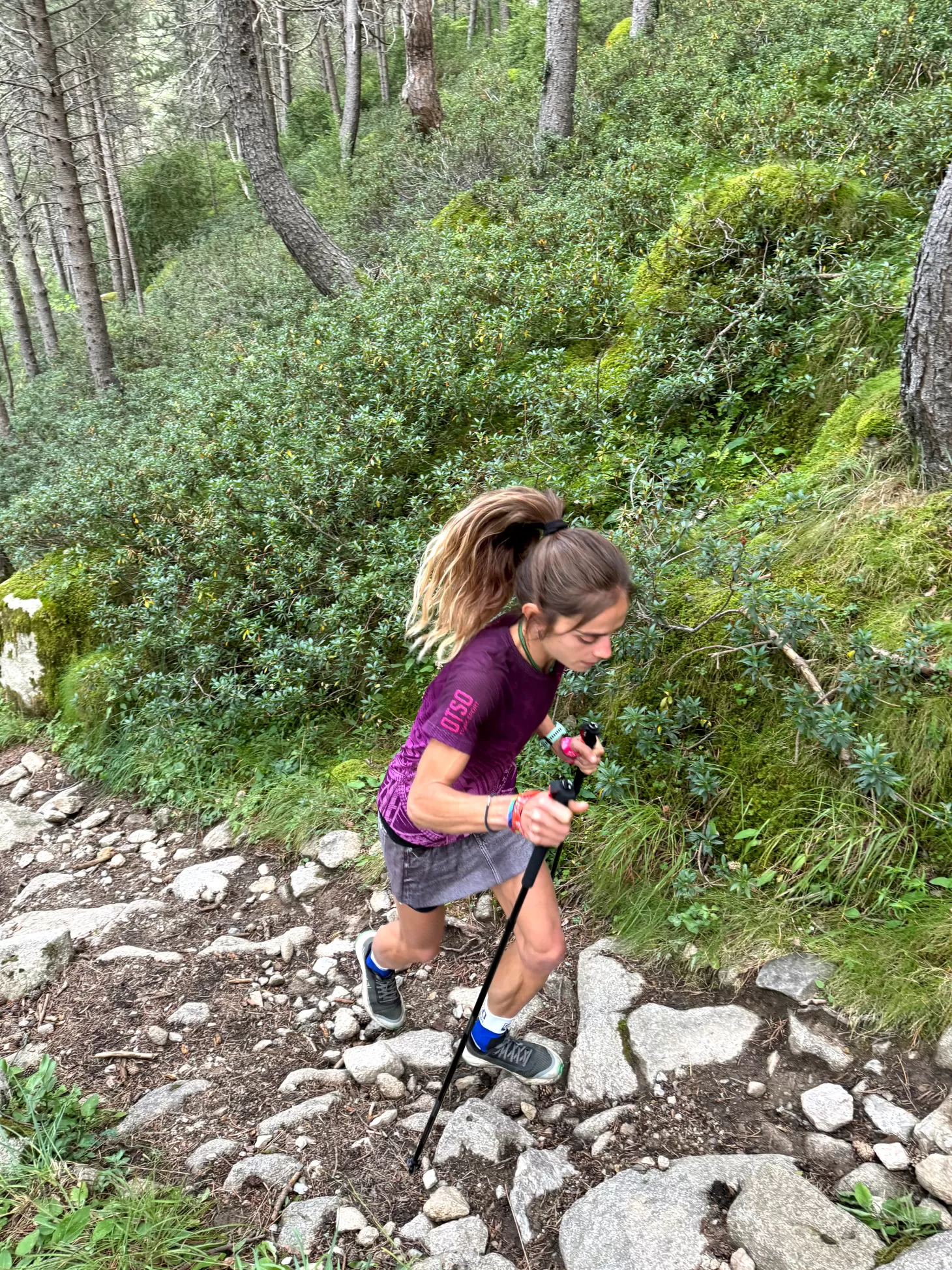 Fashion Bastones de carbono plegables ultraligeros - Bastones Para Trail Running Y Trecking