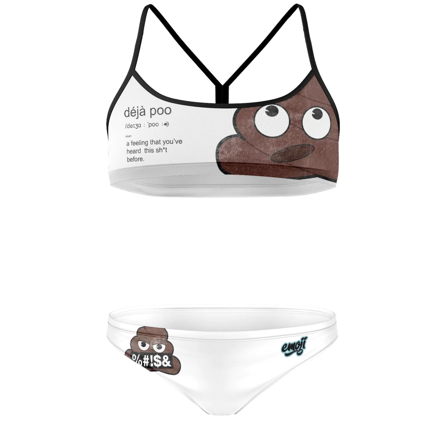 Online Bikini - Emoji Deja Poo Bikinis