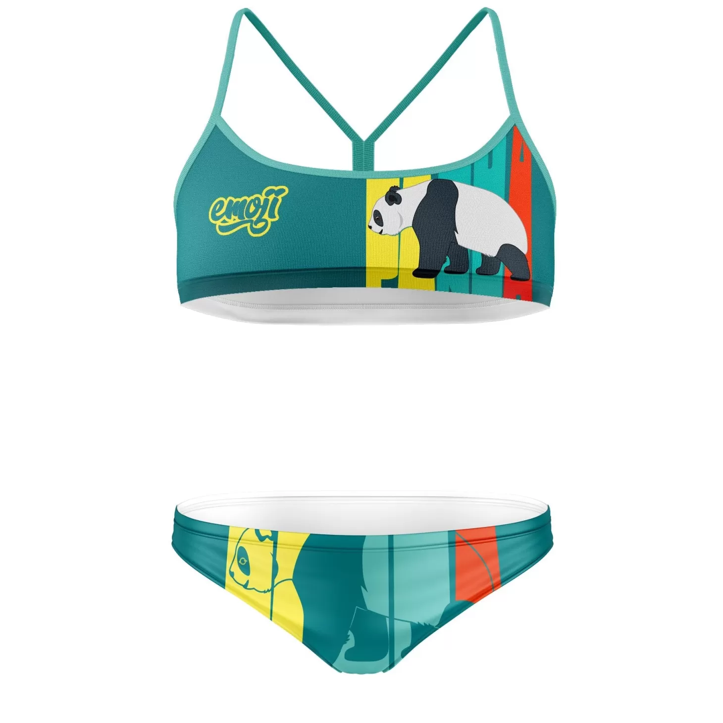 Hot Bikini - Emoji Panda Bikinis