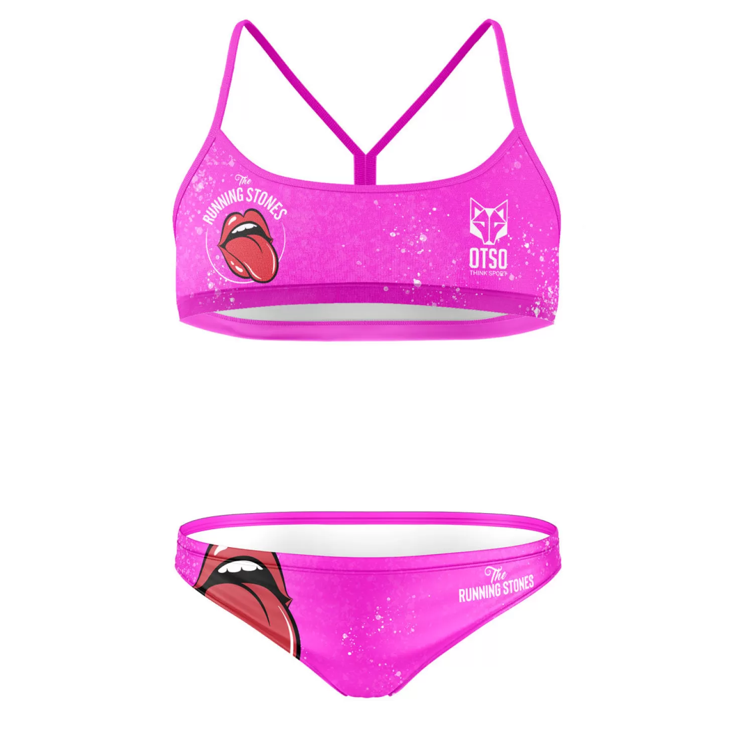 Sale Bikini - Running Stones Pink Bikinis