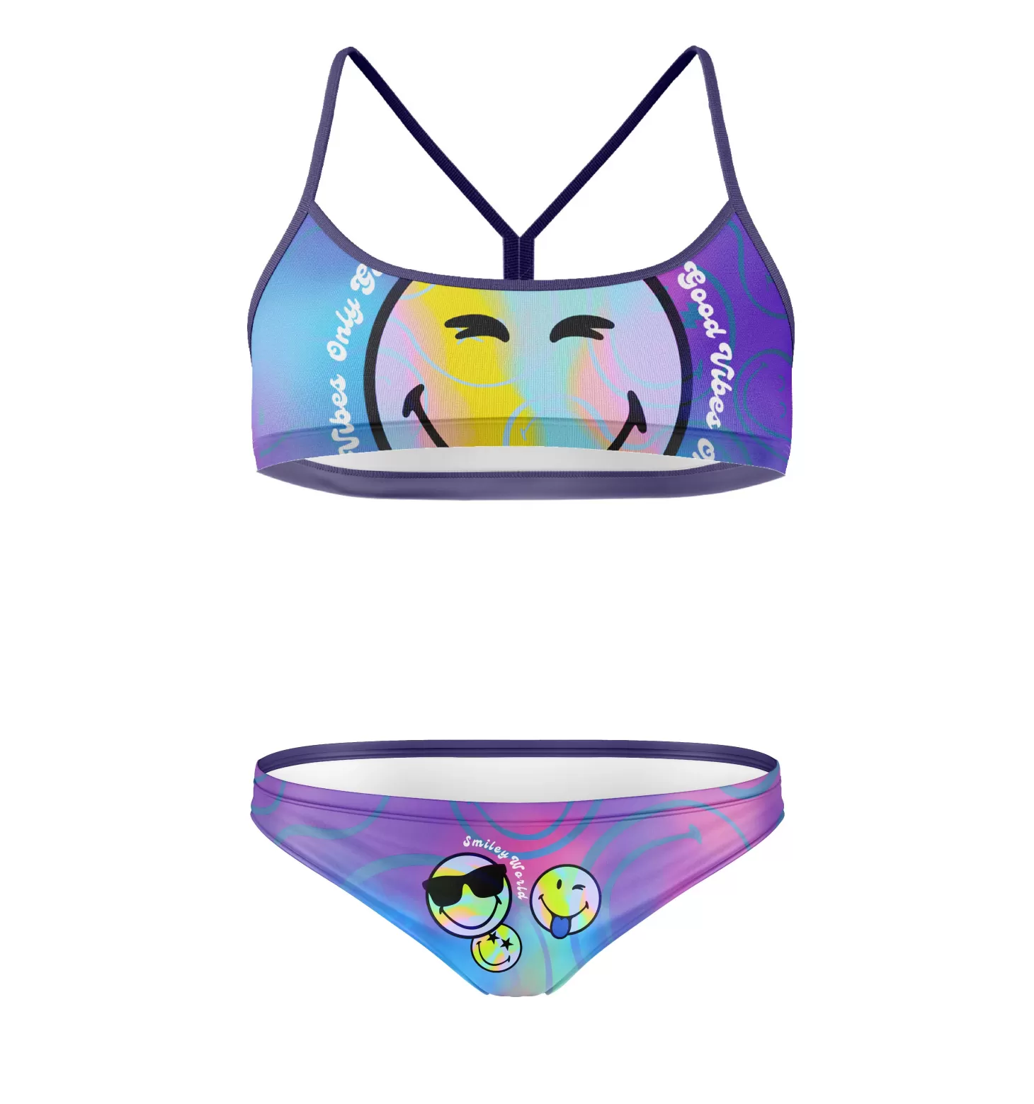 Clearance Bikini - Smiley World Vibes Bikinis
