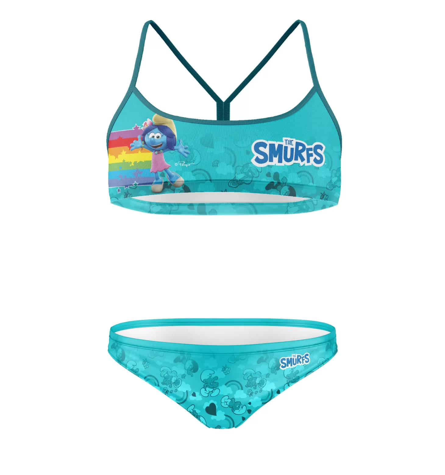 Flash Sale Bikini - Smurfs Rainbow Bikinis