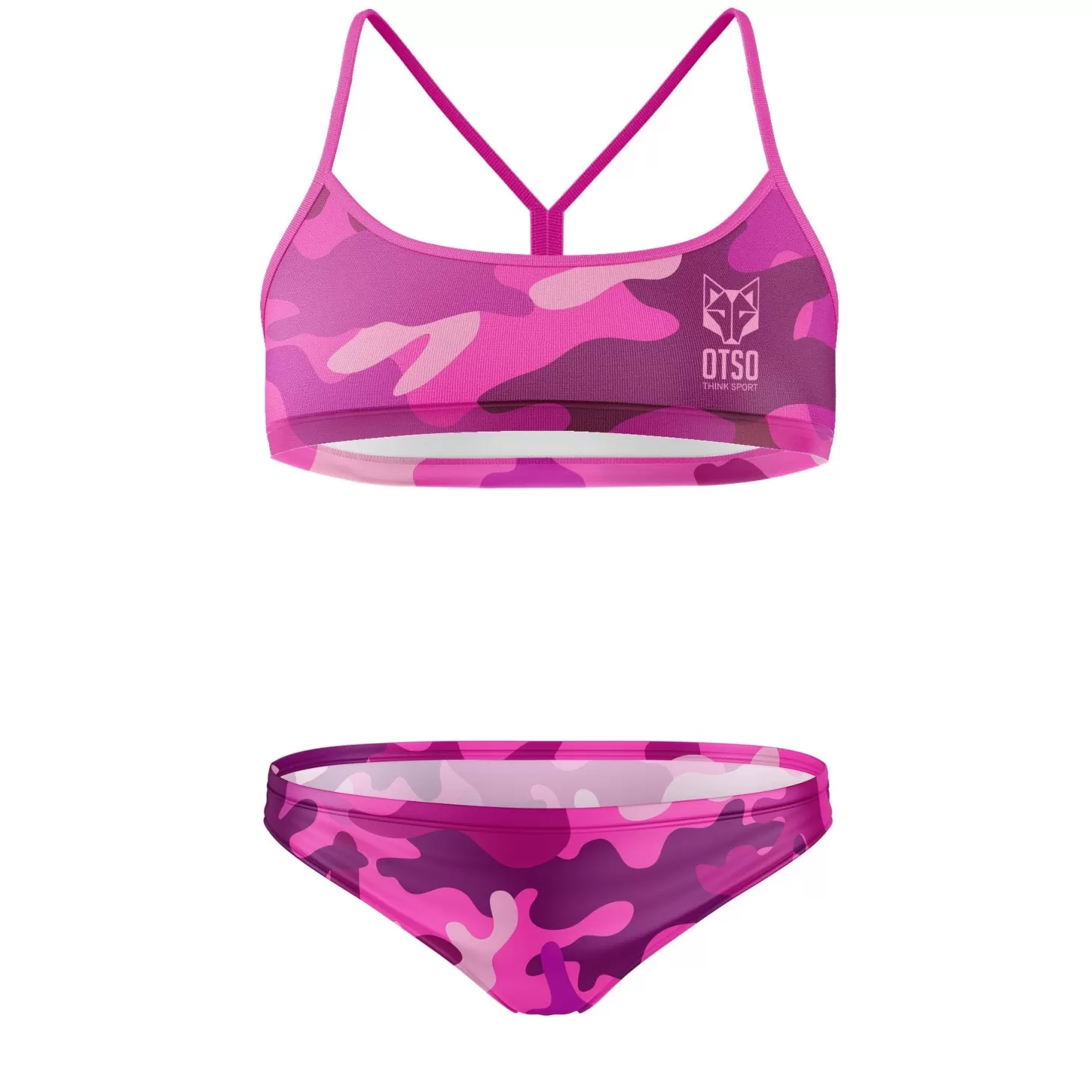 Online Bikini Mujer Camo Pink - Bikinis