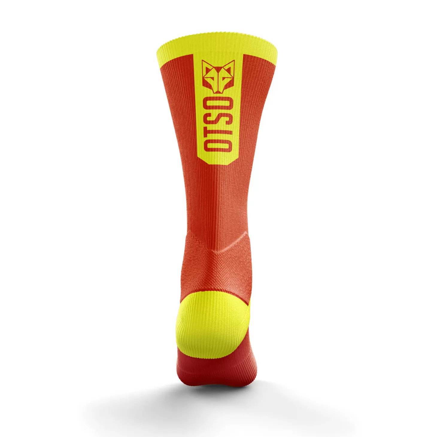 Outlet Calcetines de Ciclismo High Cut - Fluo Orange Calcetines Altos De Ciclismo