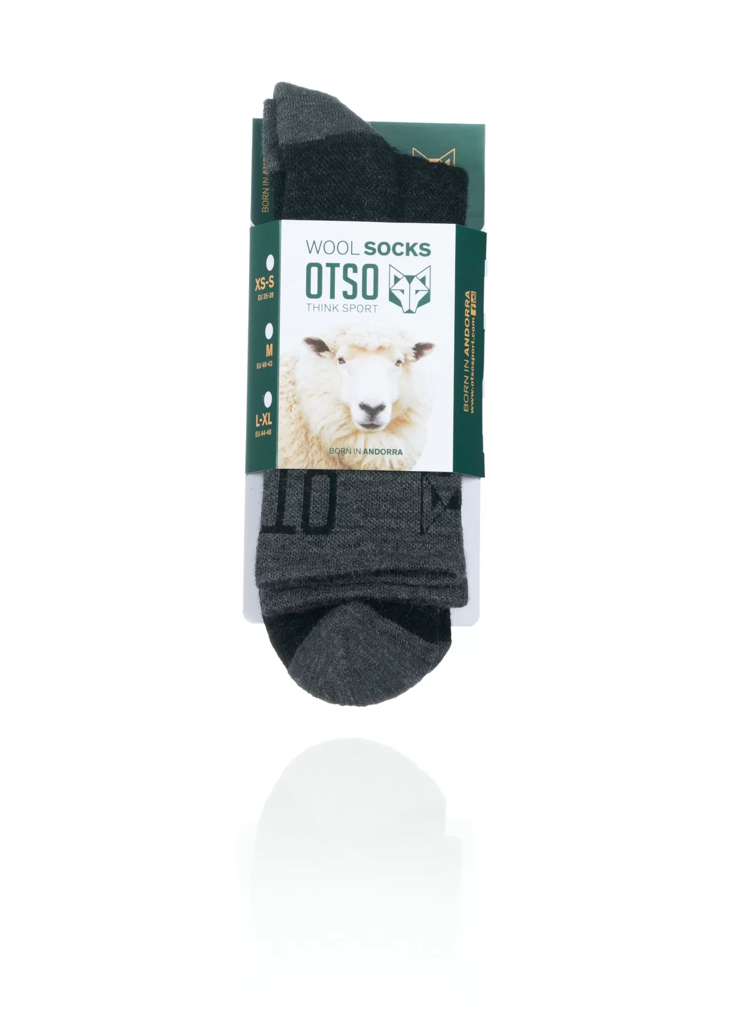 Cheap Calcetines de Lana Merina High Cut - Gray Rock Calcetines De Lana Merino