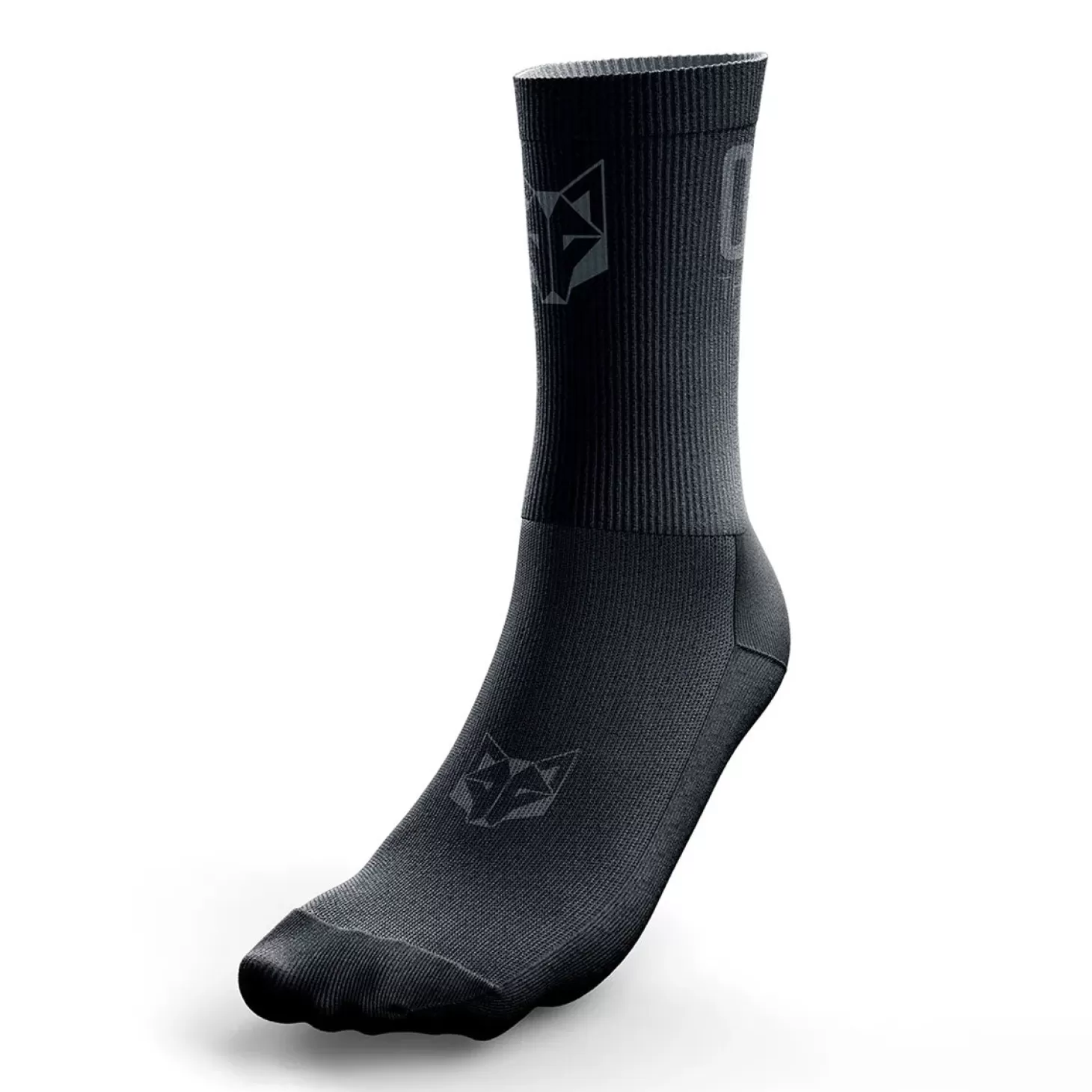 Store Calcetines Multisport Medium Cut - Full Black Calcetines De Corte Medio | Calcetines De Corte Medio