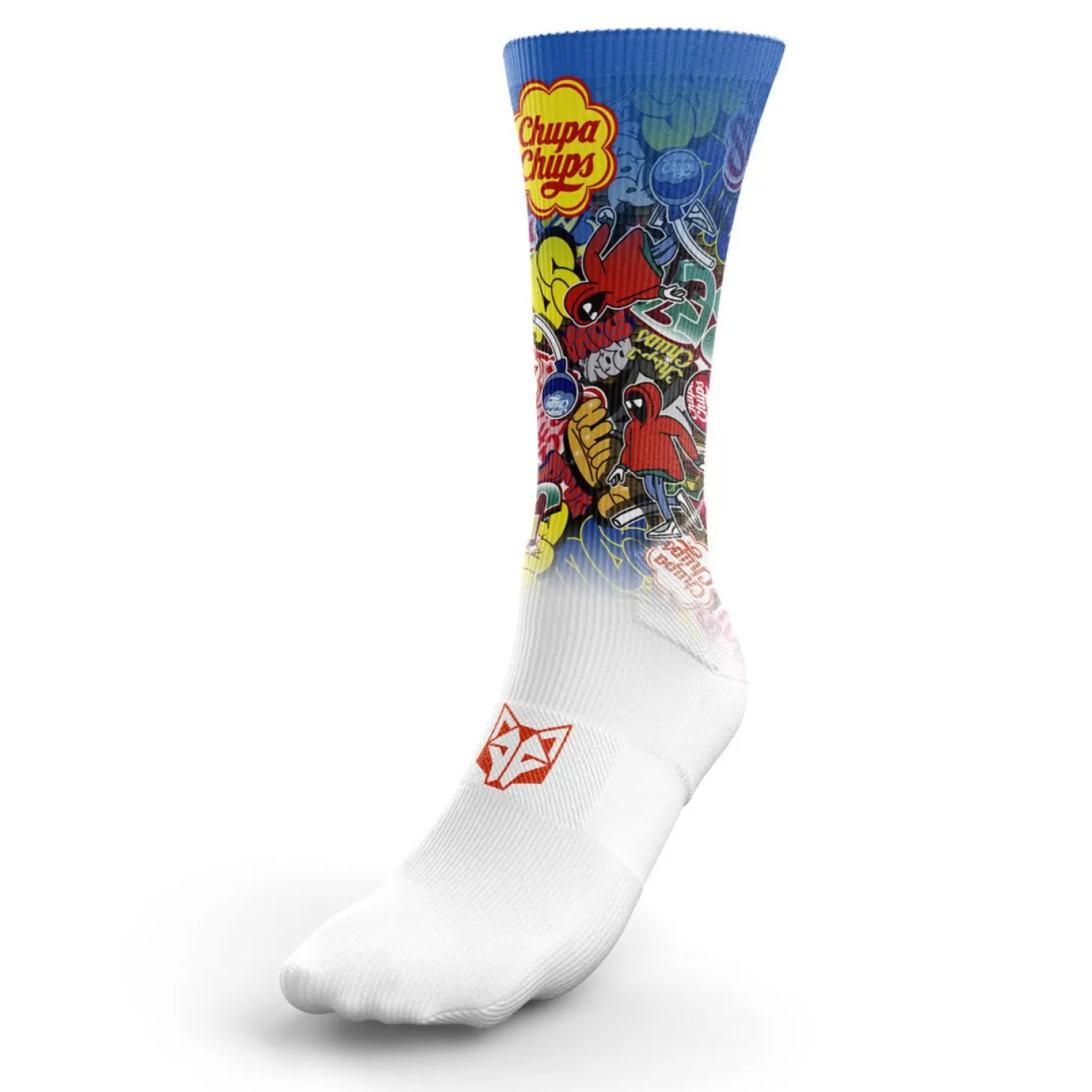 Clearance Calcetines Sublimados - Chupa Chups Graffiti Calcetienes Sublimados | Calcetines Altos Sublimados