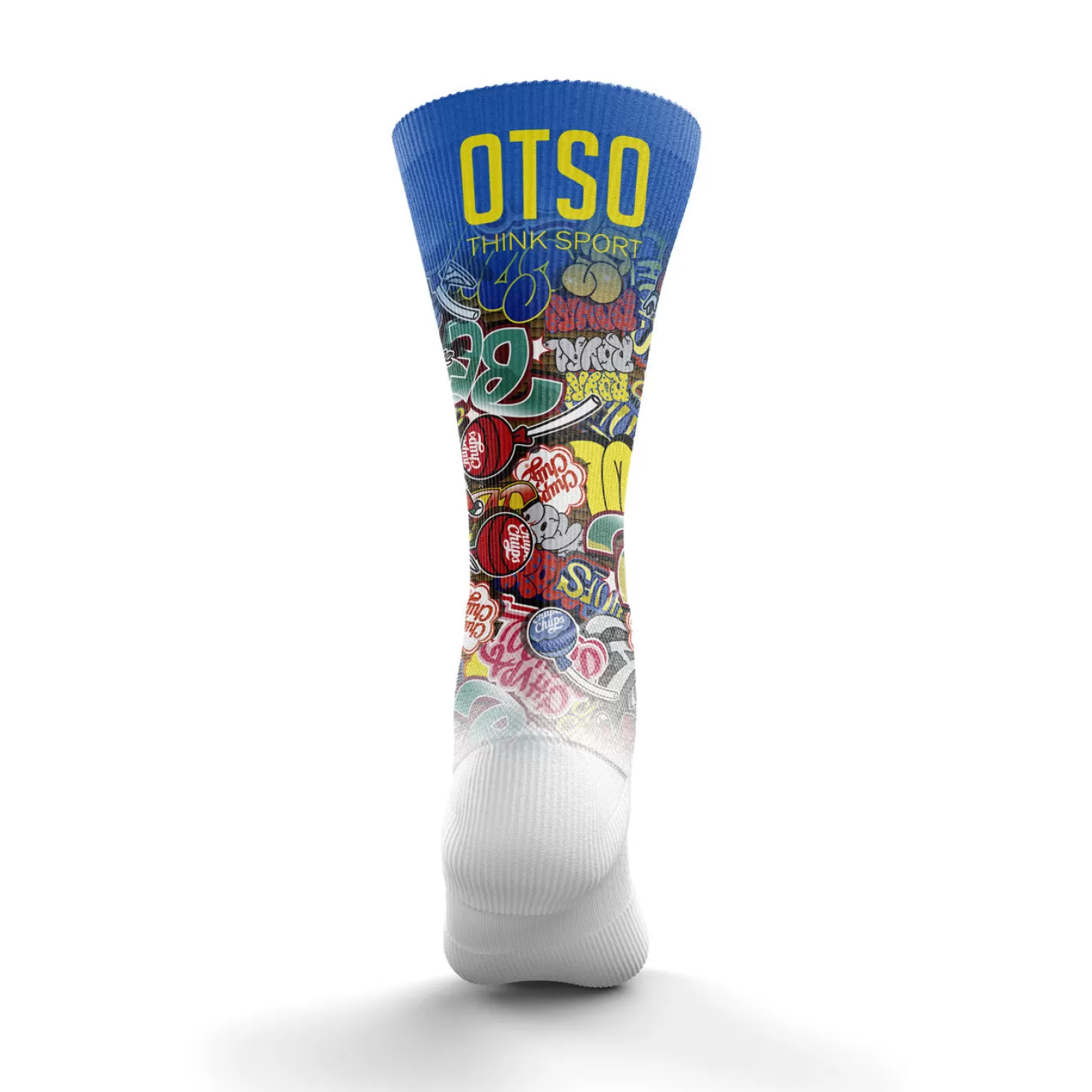 Clearance Calcetines Sublimados - Chupa Chups Graffiti Calcetienes Sublimados | Calcetines Altos Sublimados