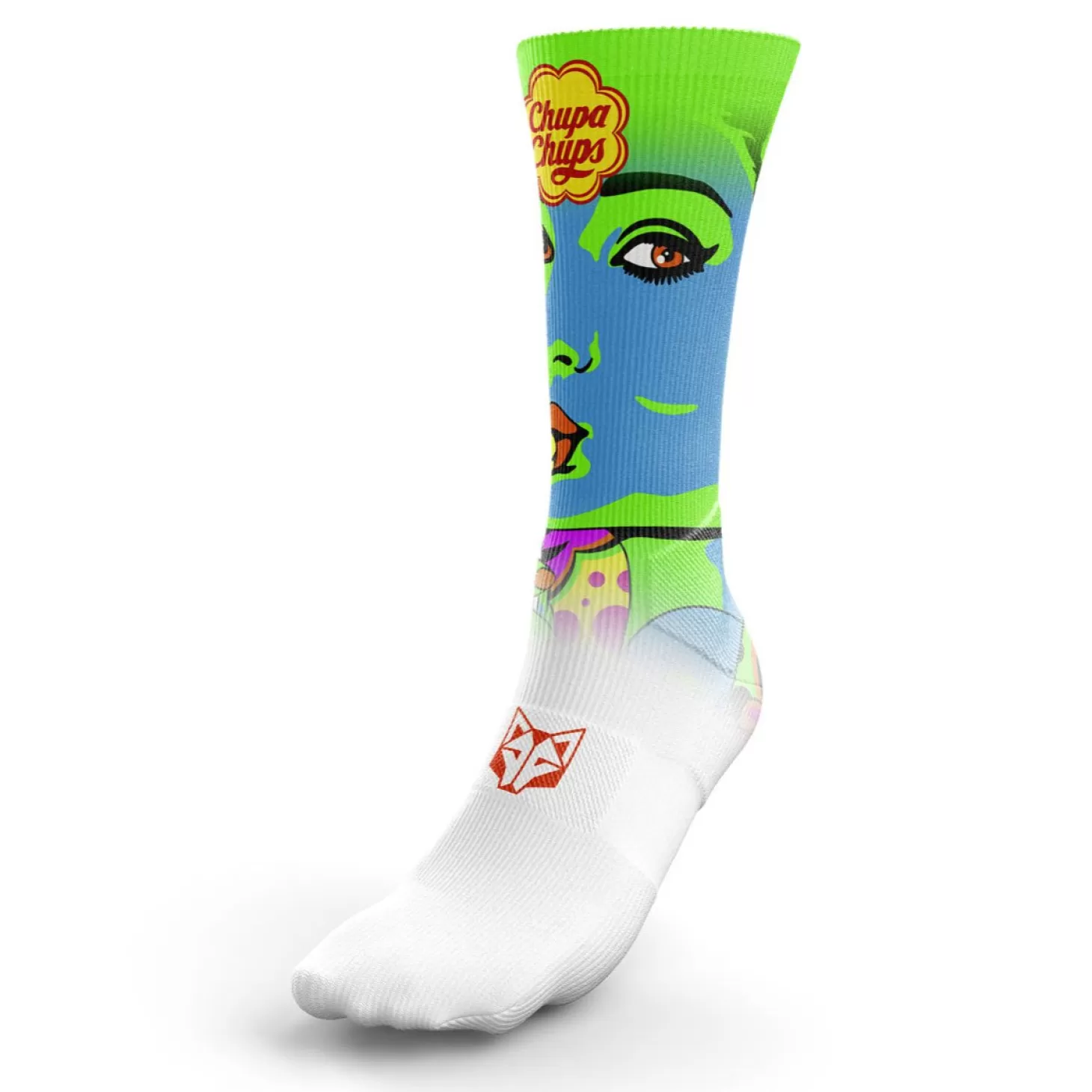 Discount Calcetines Sublimados - Chupa Chups Warhool Calcetienes Sublimados | Calcetines Altos Sublimados