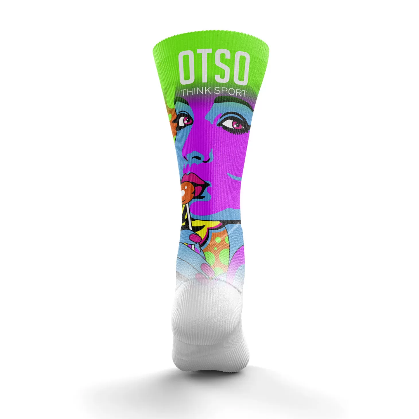 Discount Calcetines Sublimados - Chupa Chups Warhool Calcetienes Sublimados | Calcetines Altos Sublimados