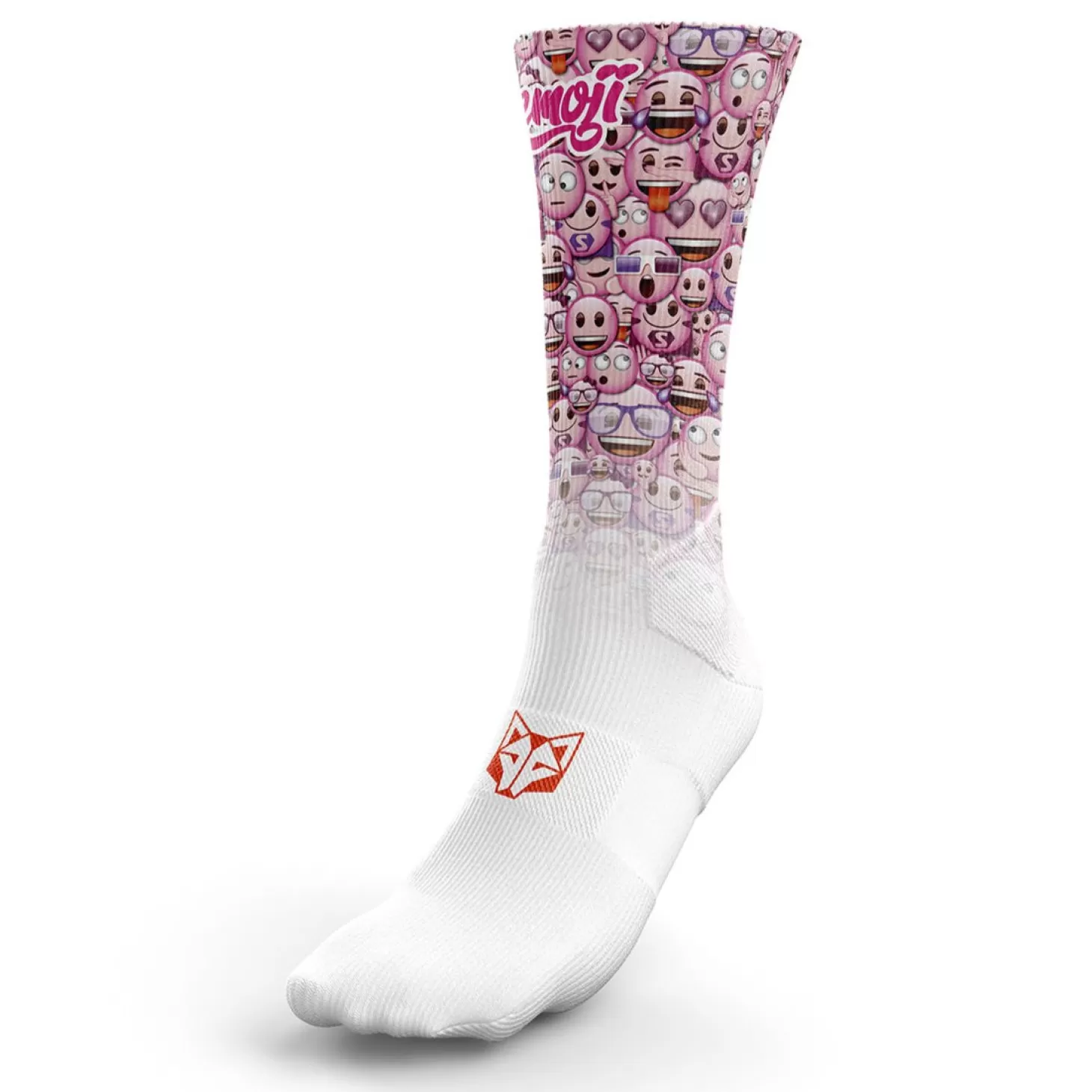 Best Calcetines Sublimados - Emoji Classic Pink Calcetienes Sublimados | Calcetines Altos Sublimados