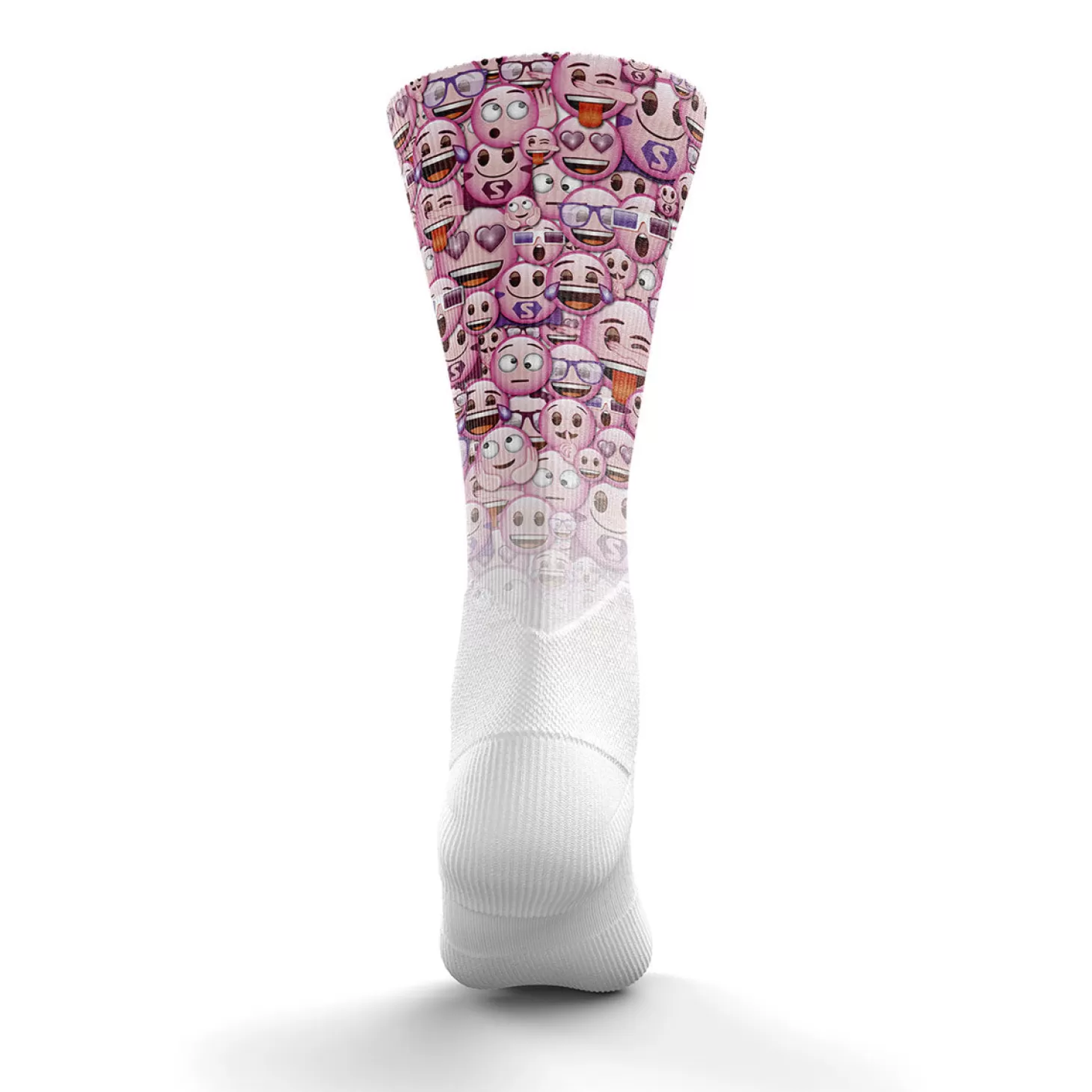 Best Calcetines Sublimados - Emoji Classic Pink Calcetienes Sublimados | Calcetines Altos Sublimados