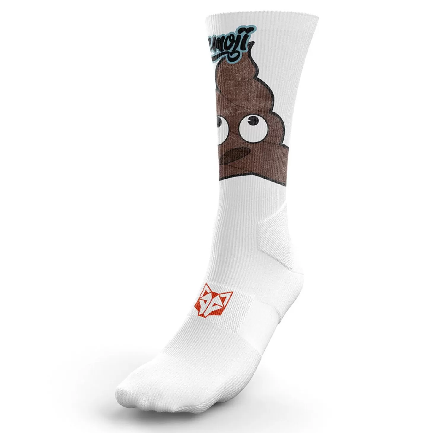 Hot Calcetines Sublimados - Emoji Déjà Poo Calcetienes Sublimados | Calcetines Altos Sublimados