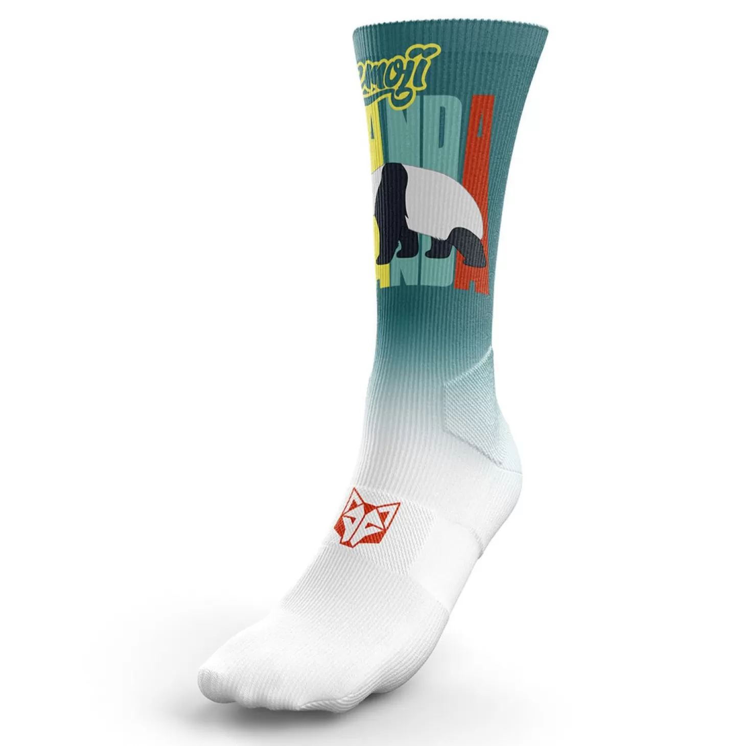 Best Calcetines Sublimados - Emoji Panda Calcetienes Sublimados | Calcetines Altos Sublimados