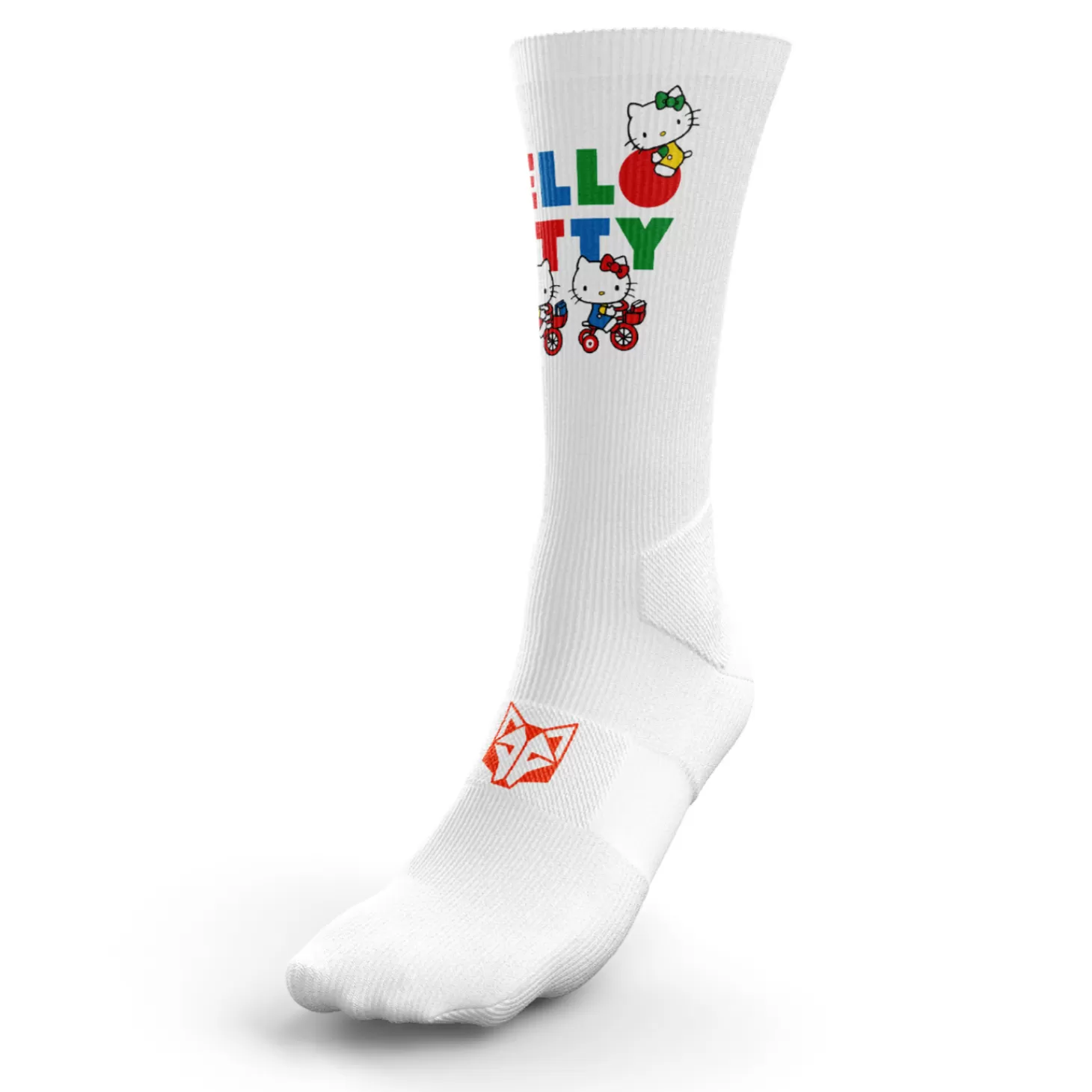 Hot Calcetines Sublimados - Hello Kitty Smile Calcetienes Sublimados | Calcetines Altos Sublimados