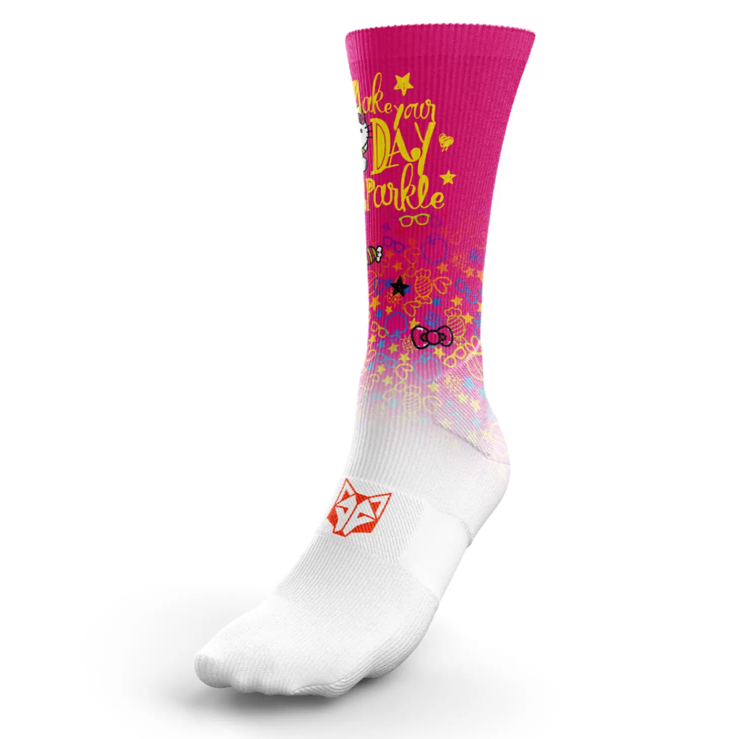 New Calcetines Sublimados - Hello Kitty Sparkle Calcetienes Sublimados | Calcetines Altos Sublimados