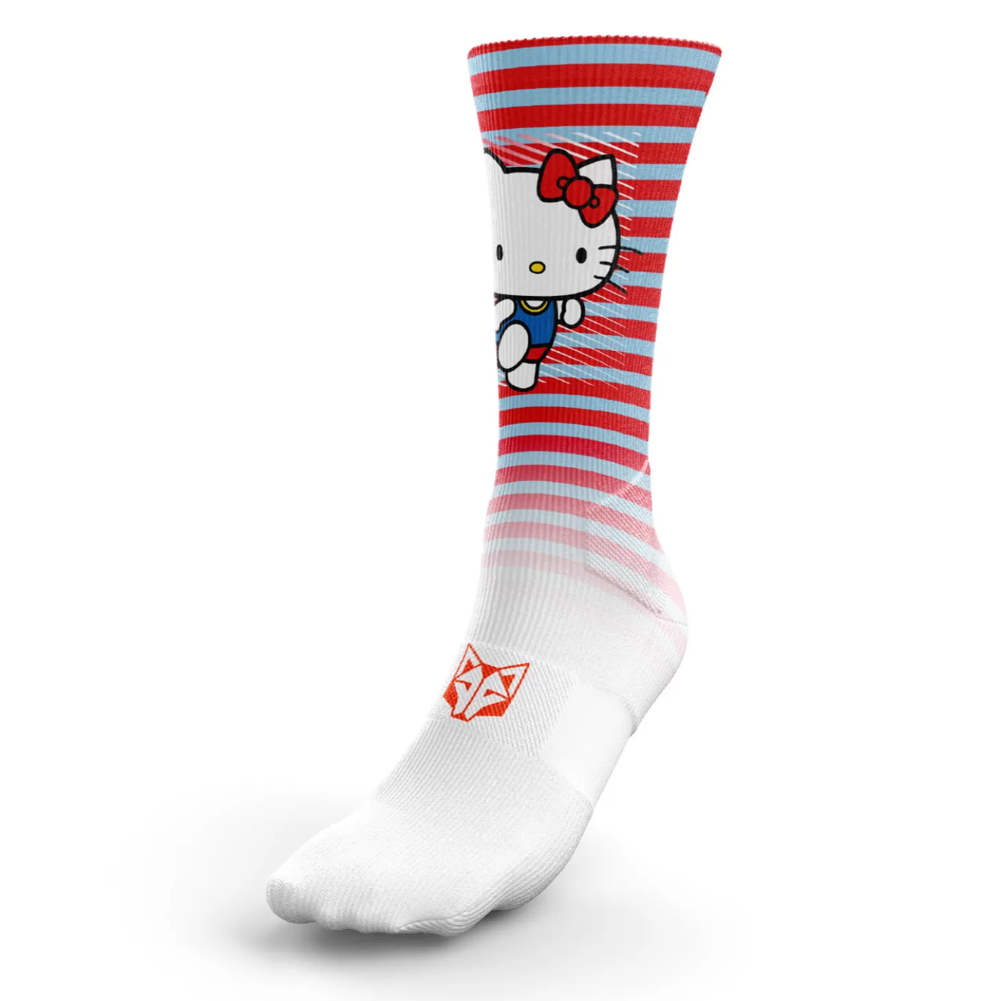Cheap Calcetines Sublimados - Hello Kitty Stripes Calcetienes Sublimados | Calcetines Altos Sublimados