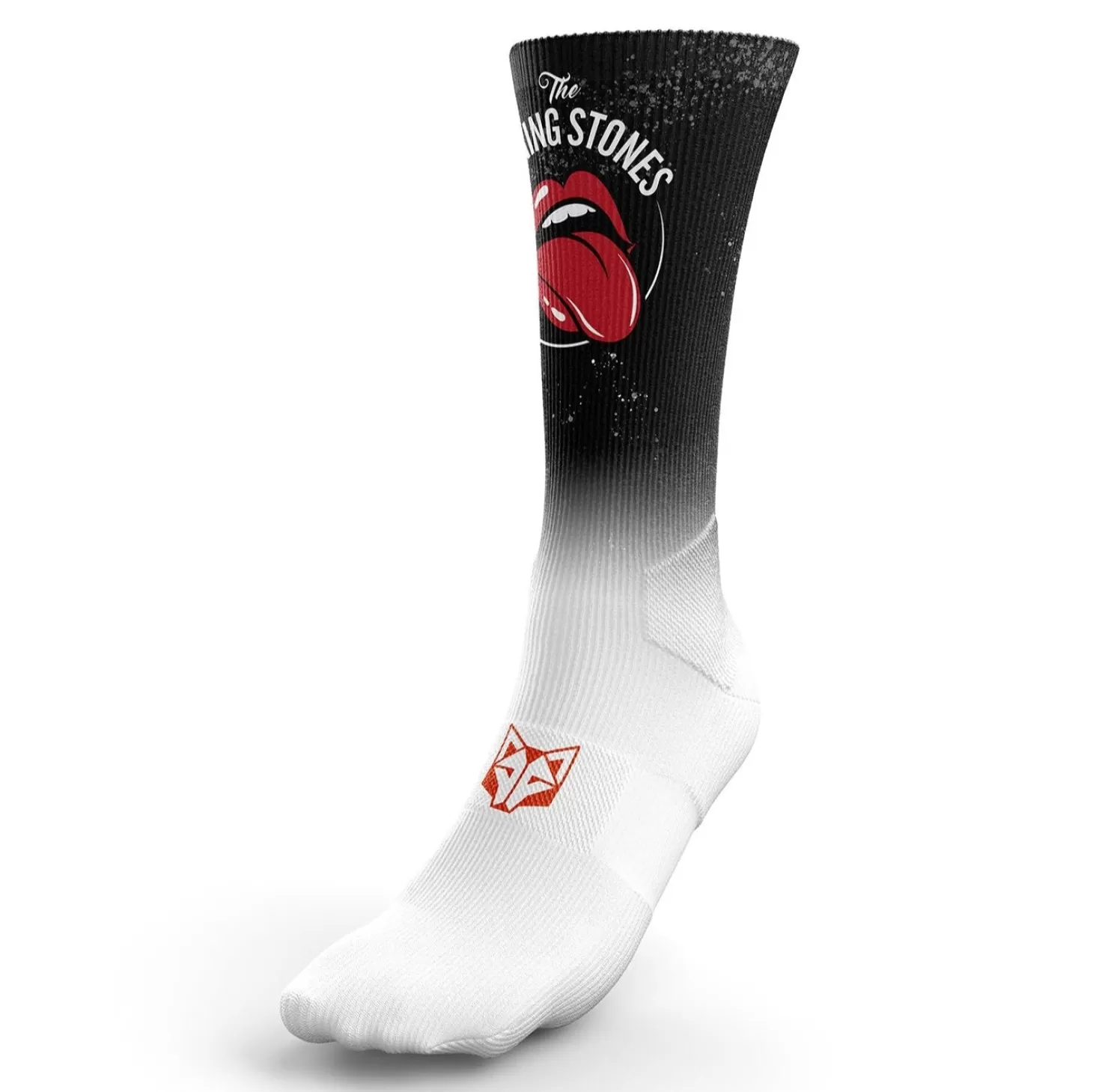 Cheap Calcetines Sublimados - Running Stones Black Calcetienes Sublimados | Calcetines Altos Sublimados