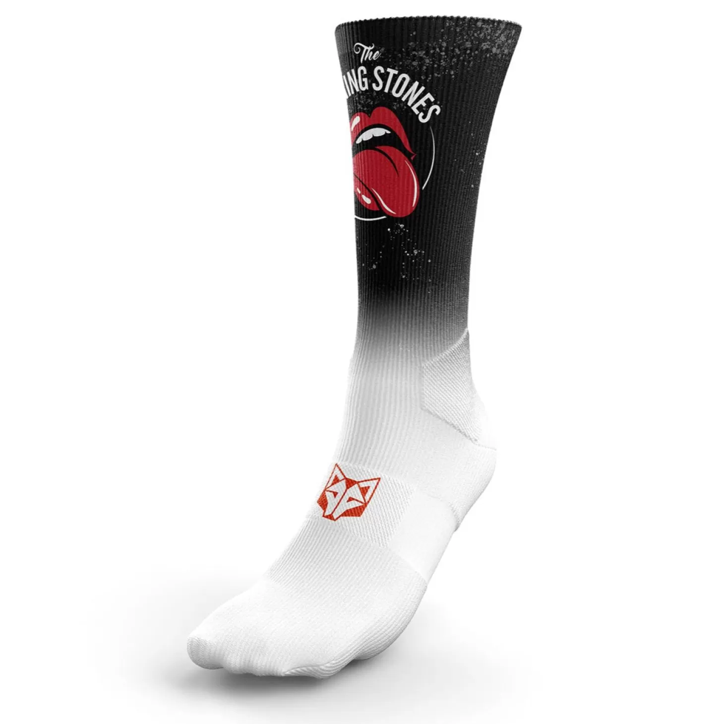 Cheap Calcetines Sublimados - Running Stones Black Calcetienes Sublimados | Calcetines Altos Sublimados