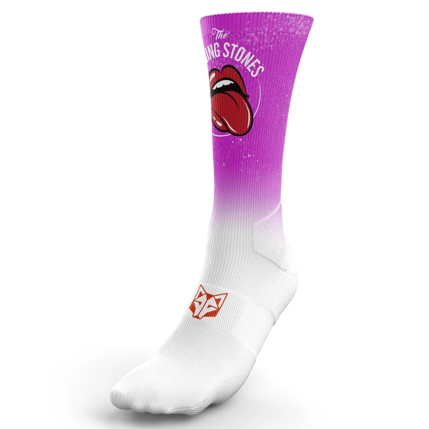 Sale Calcetines Sublimados - Running Stones Pink Calcetienes Sublimados | Calcetines Altos Sublimados