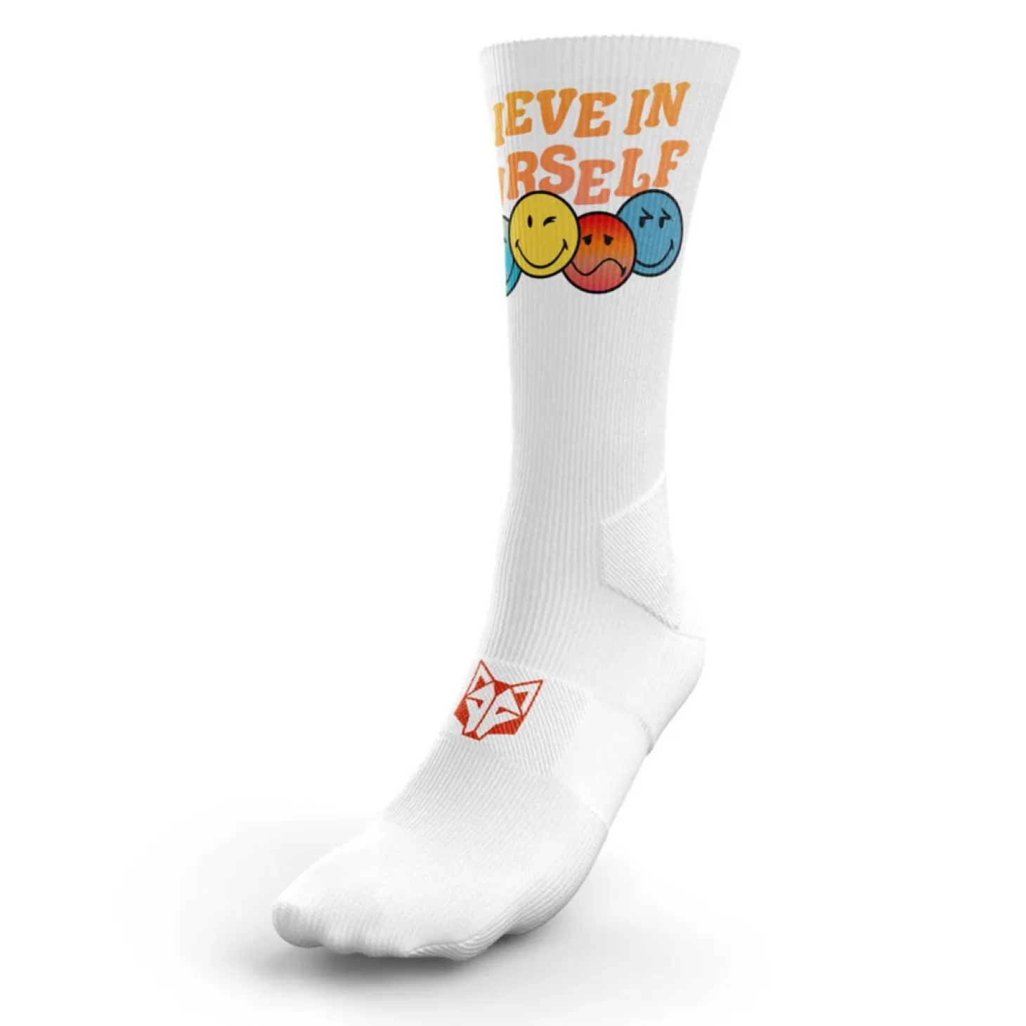 Best Sale Calcetines Sublimados - SmileyWorld Believe Calcetienes Sublimados | Calcetines Altos Sublimados