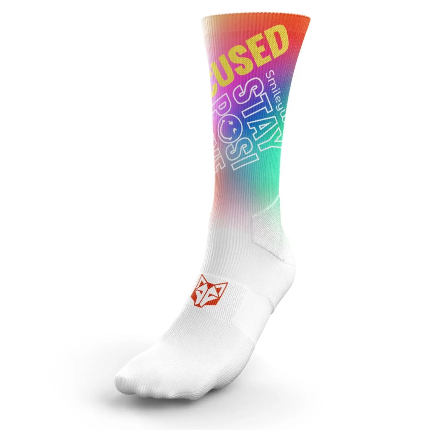 Discount Calcetines Sublimados - SmileyWorld Focused (Outlet) Calcetienes Sublimados | Calcetines Altos Sublimados