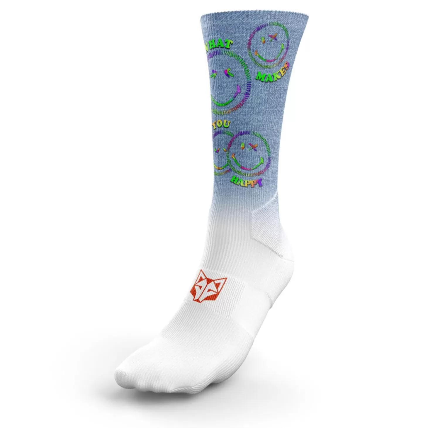 Best Calcetines Sublimados - SmileyWorld Happy (Outlet) Calcetienes Sublimados | Calcetines Altos Sublimados