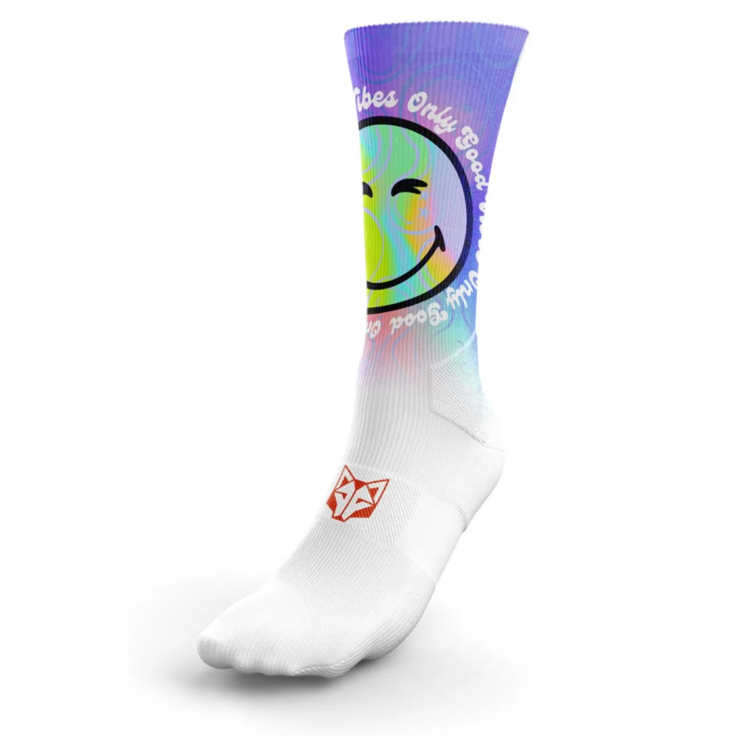 Shop Calcetines Sublimados - SmileyWorld Vibes Calcetienes Sublimados | Calcetines Altos Sublimados