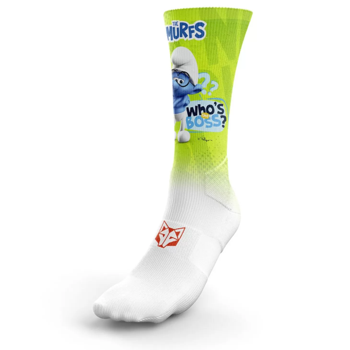 Flash Sale Calcetines Sublimados - Smurfs Boss Calcetienes Sublimados | Calcetines Altos Sublimados