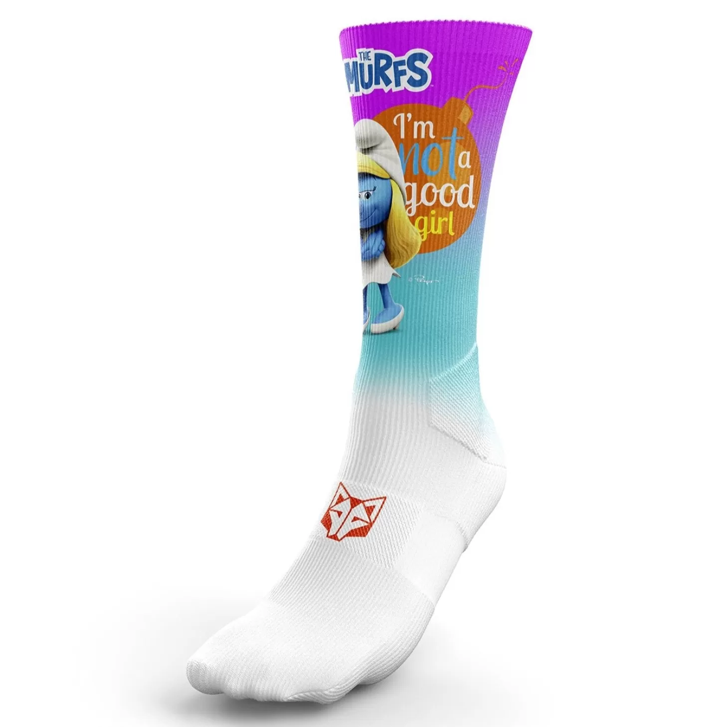 Clearance Calcetines Sublimados - Smurfs Have Fun Calcetienes Sublimados | Calcetines Altos Sublimados