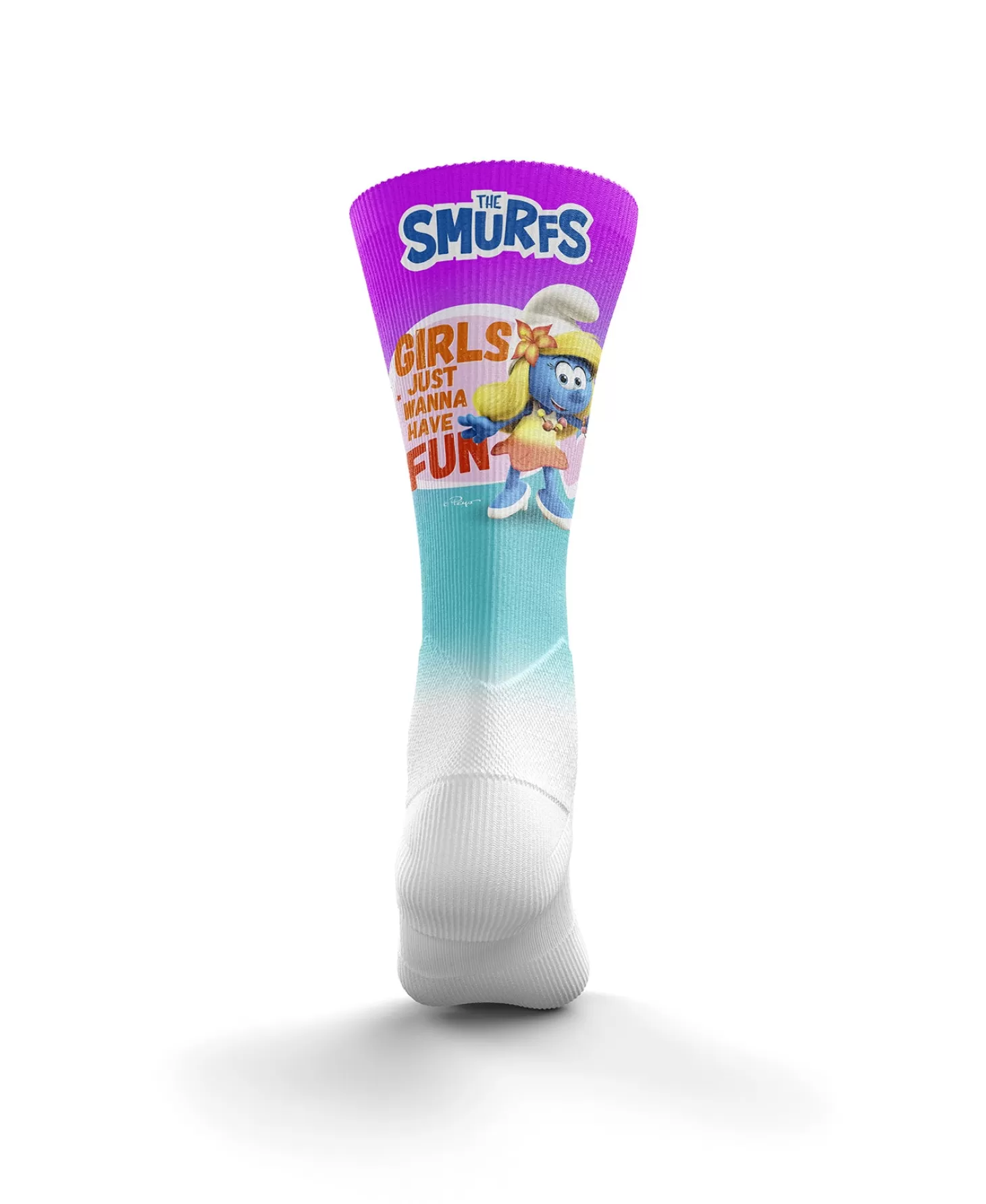 Clearance Calcetines Sublimados - Smurfs Have Fun Calcetienes Sublimados | Calcetines Altos Sublimados