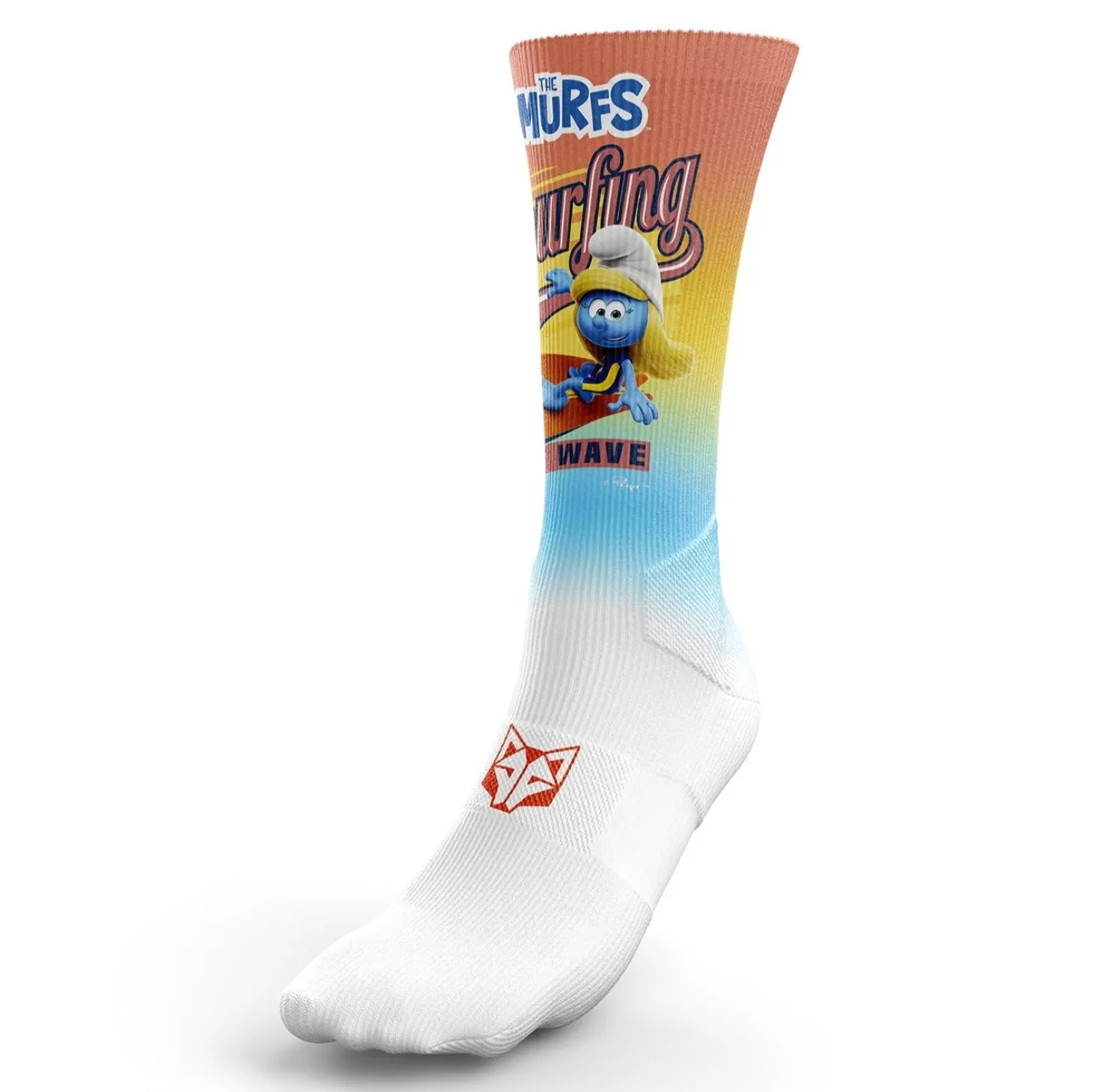 New Calcetines Sublimados - Smurfs Smurfing Smurfette Calcetienes Sublimados | Calcetines Altos Sublimados