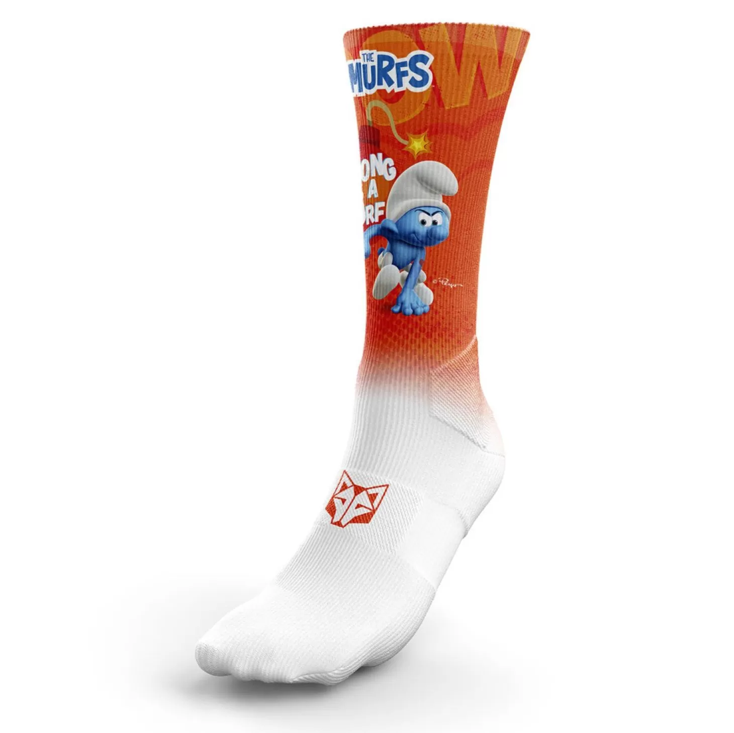Discount Calcetines Sublimados - Smurfs Strong Calcetienes Sublimados | Calcetines Altos Sublimados
