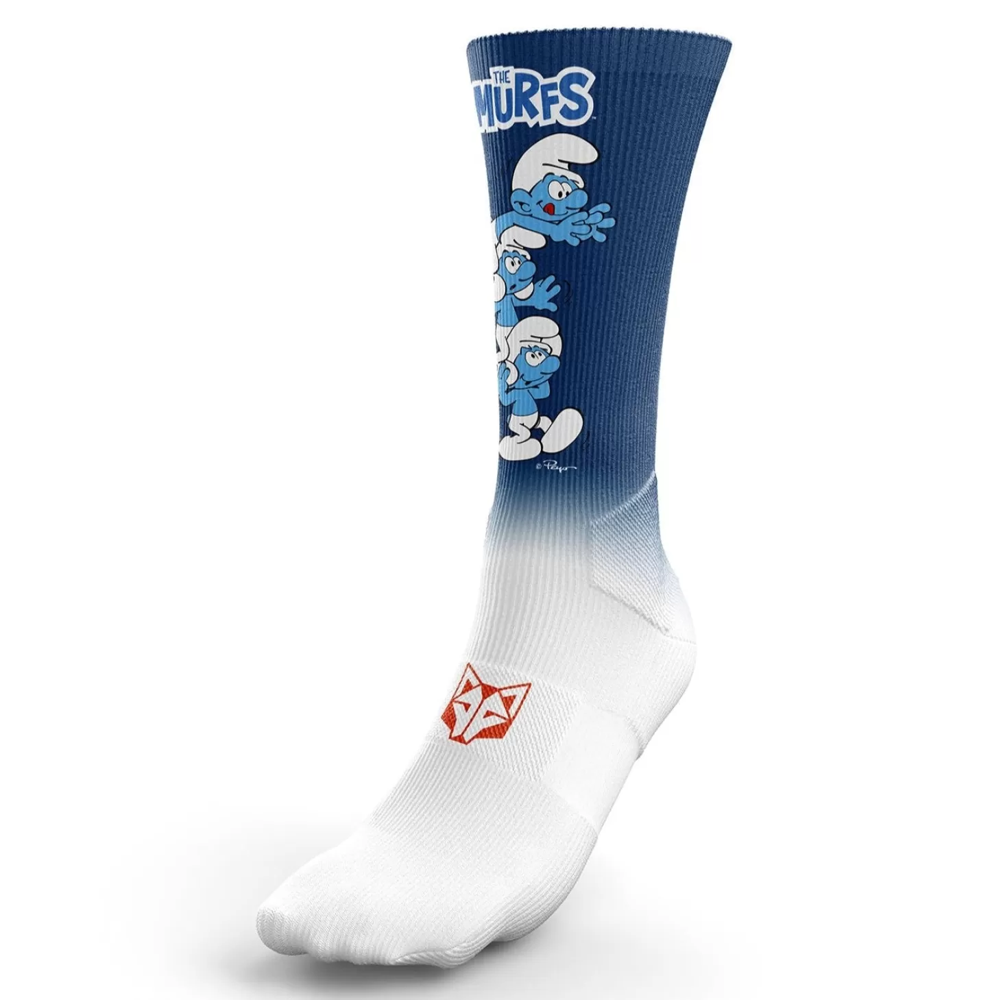 Best Calcetines Sublimados - Smurfs Tower Calcetienes Sublimados | Calcetines Altos Sublimados