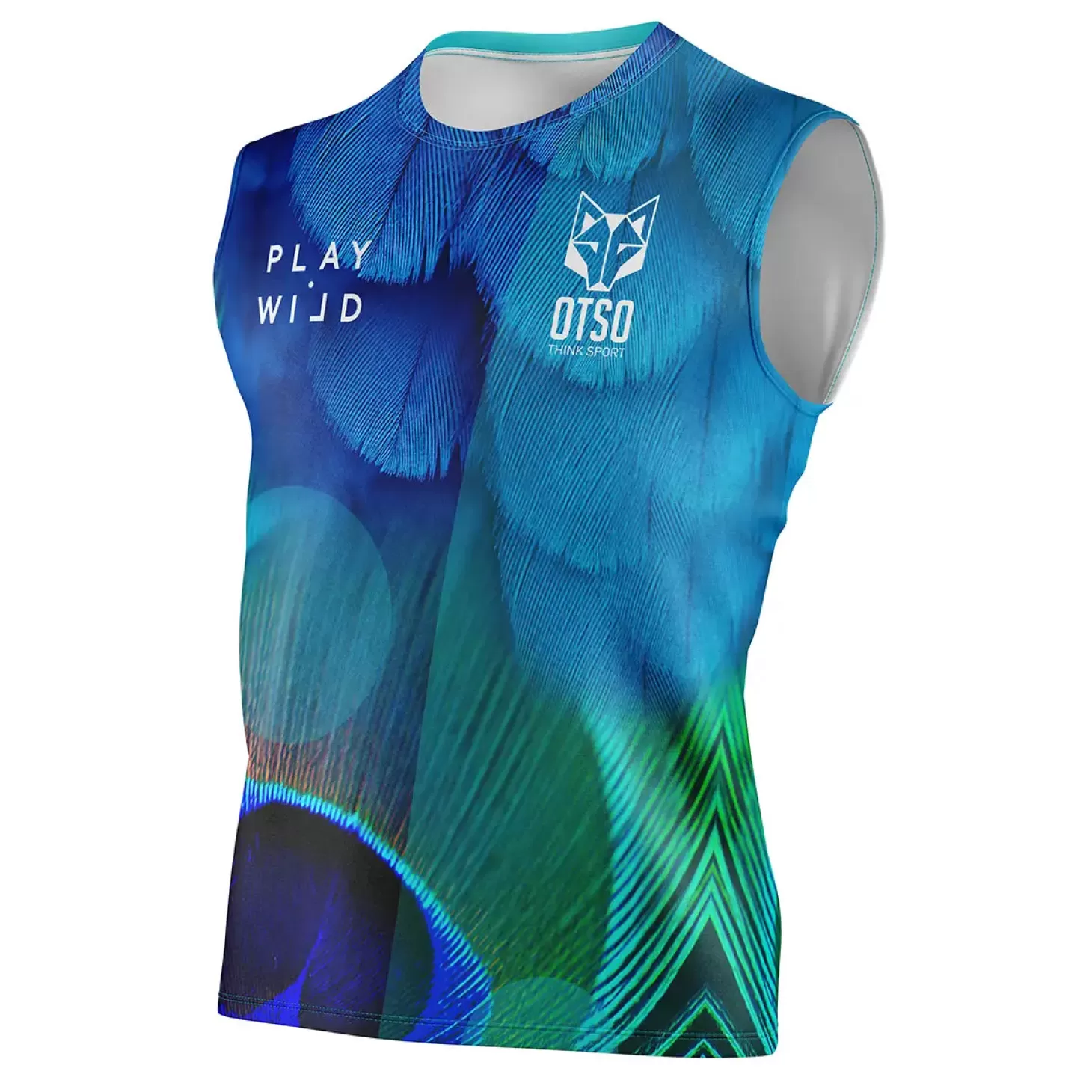 Discount Camiseta de pádel sin mangas hombre - Blue Birds Hombre Camisetas De Pádel Hombre