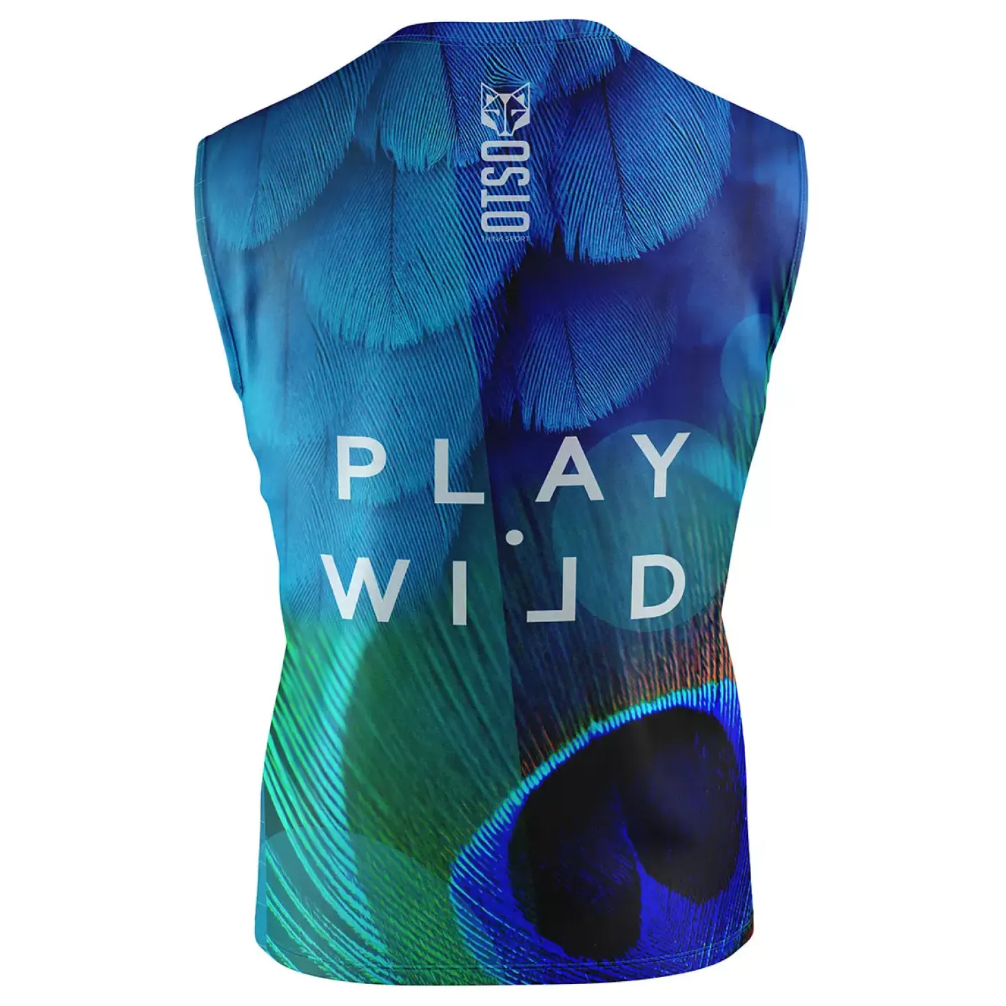 Discount Camiseta de pádel sin mangas hombre - Blue Birds Hombre Camisetas De Pádel Hombre