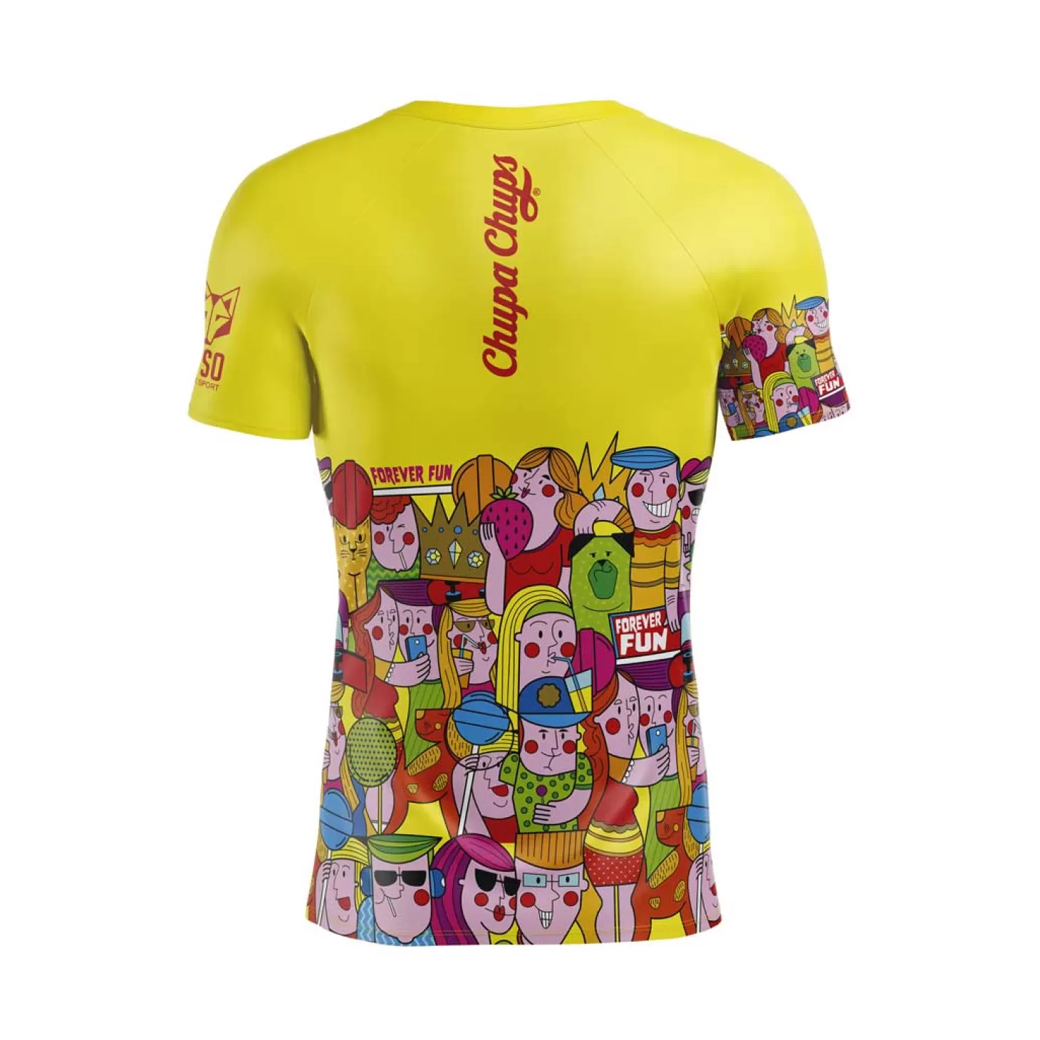 Hot Camiseta manga corta hombre - Chupa Chups Forever Fun Hombre Camisetas Manga Corta Hombre
