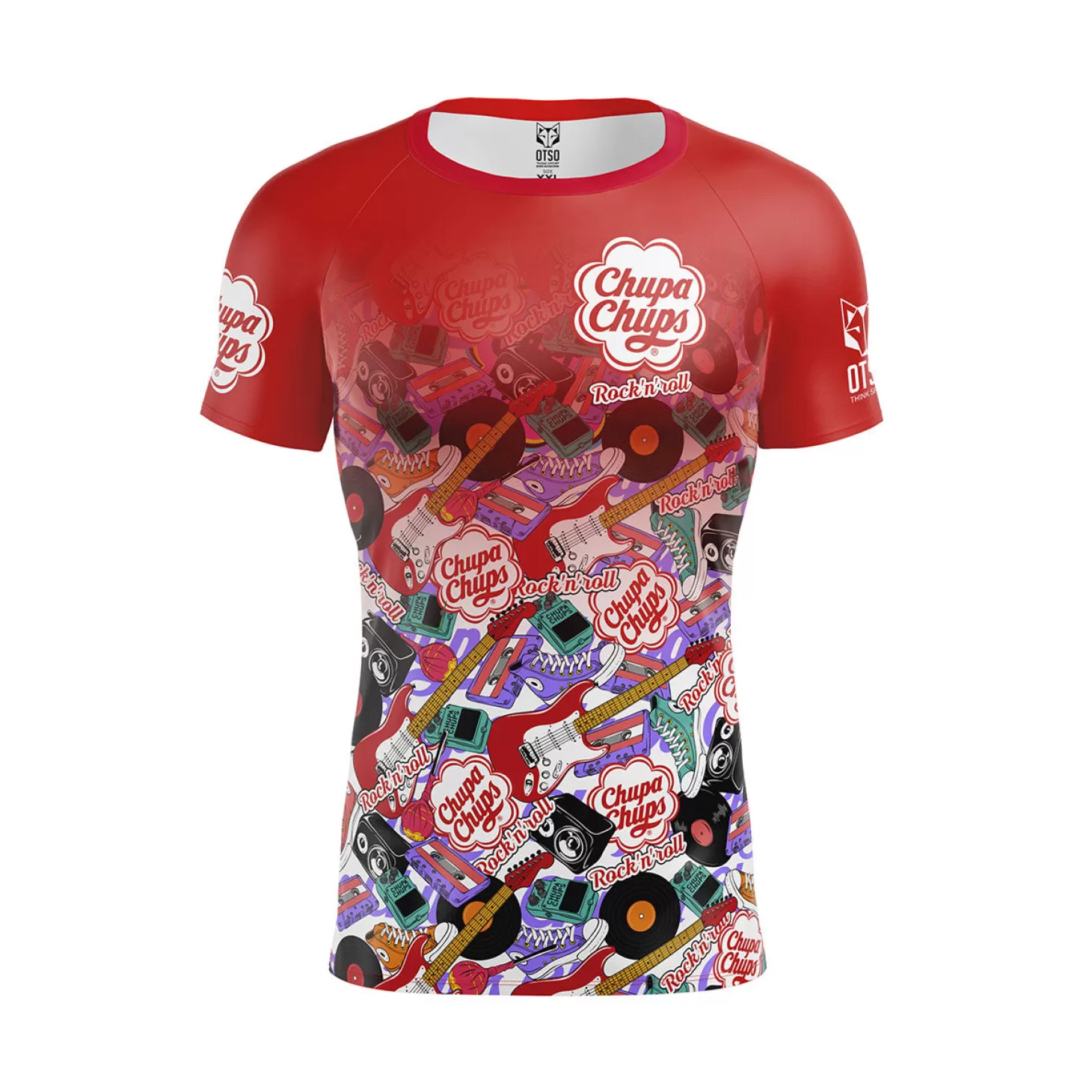 Best Sale Camiseta manga corta hombre - Chupa Chups Rock'n'Roll Hombre Camisetas Manga Corta Hombre