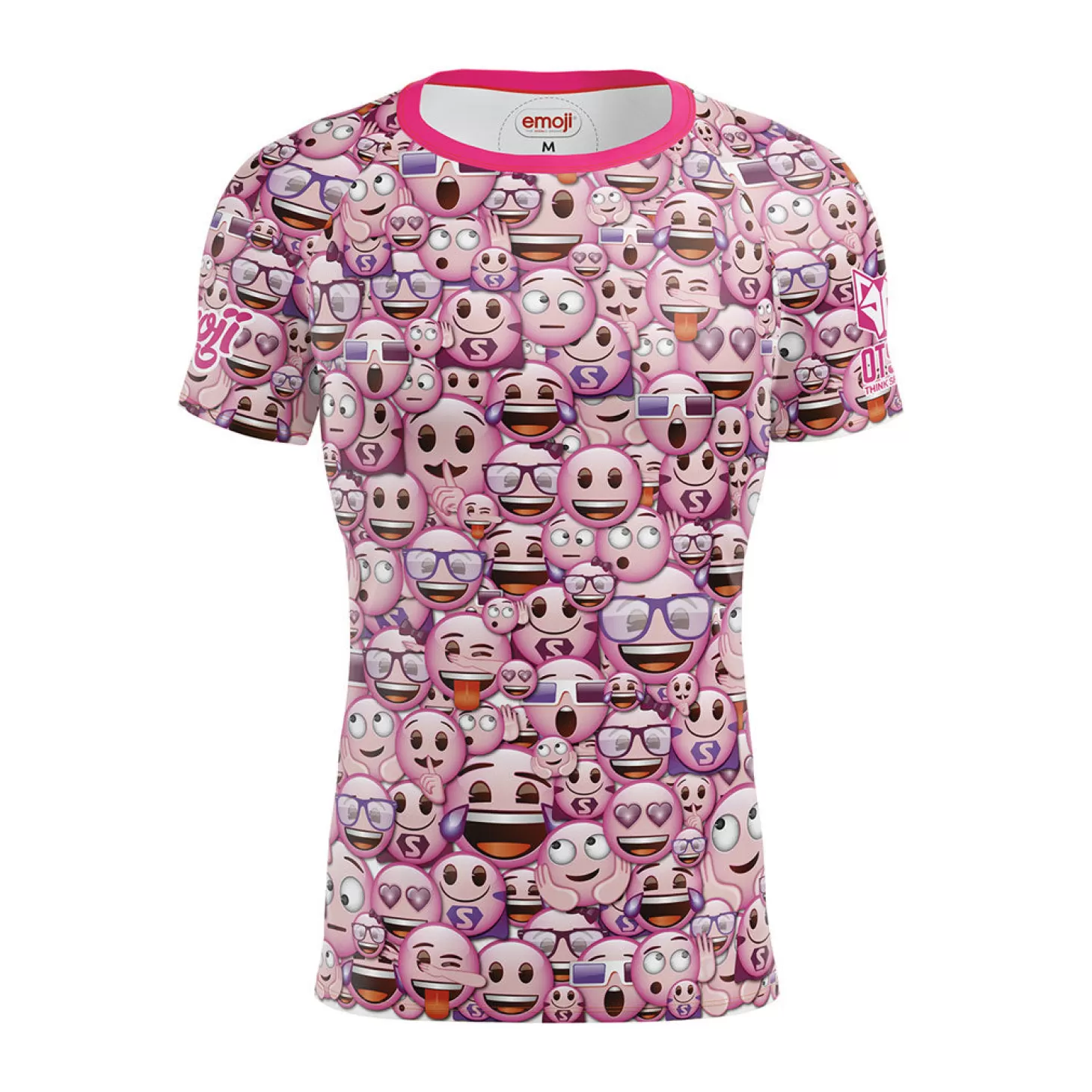 Cheap Camiseta manga corta hombre - Emoji Classic Pink Hombre Camisetas Manga Corta Hombre