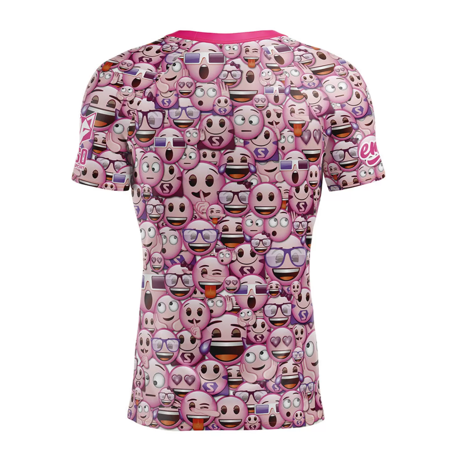 Cheap Camiseta manga corta hombre - Emoji Classic Pink Hombre Camisetas Manga Corta Hombre