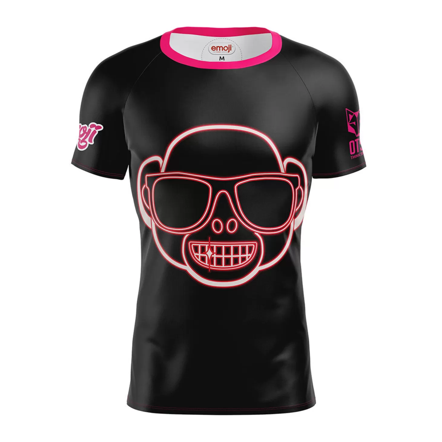 Best Camiseta manga corta hombre - Emoji Monkey Neon Hombre Camisetas Manga Corta Hombre
