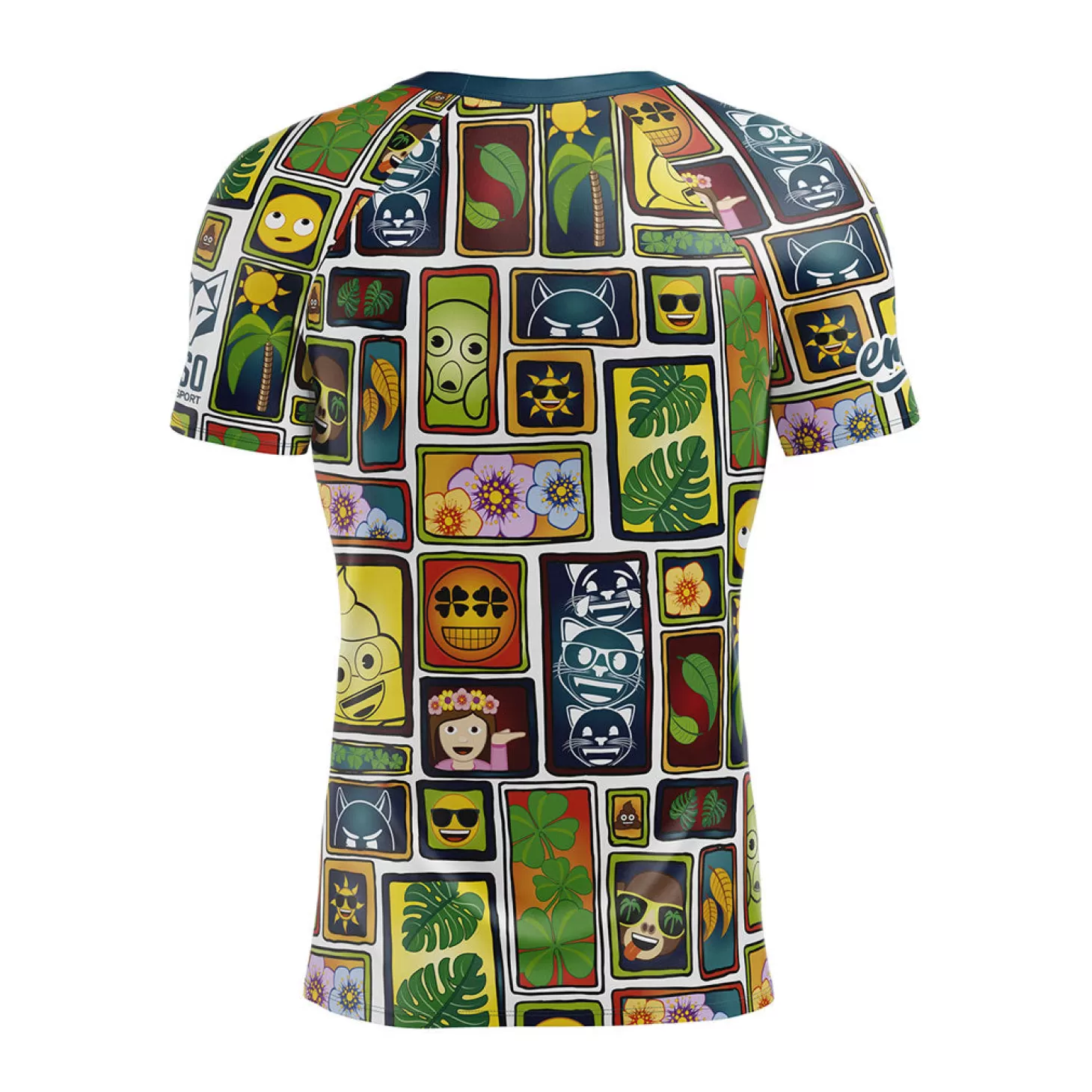 Best Sale Camiseta manga corta hombre - Emoji Portrait Hombre Camisetas Manga Corta Hombre
