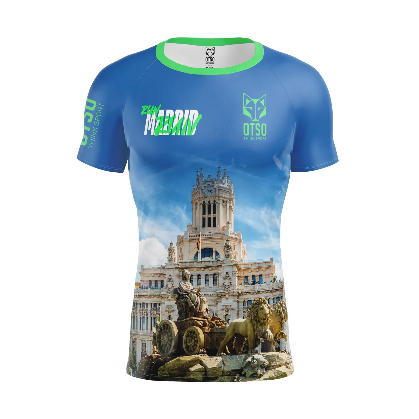 Hot Camiseta manga corta hombre - Run Madrid (Outlet) Hombre Camisetas Manga Corta Hombre