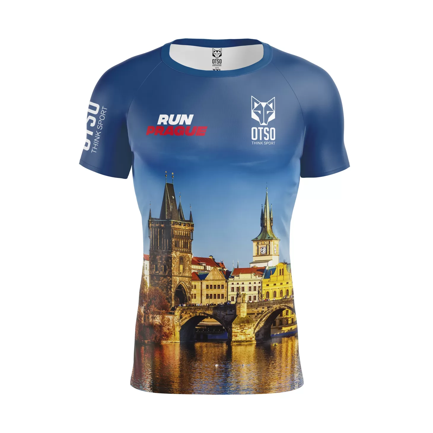 New Camiseta manga corta hombre - Run Prague (Outlet) Hombre Camisetas Manga Corta Hombre