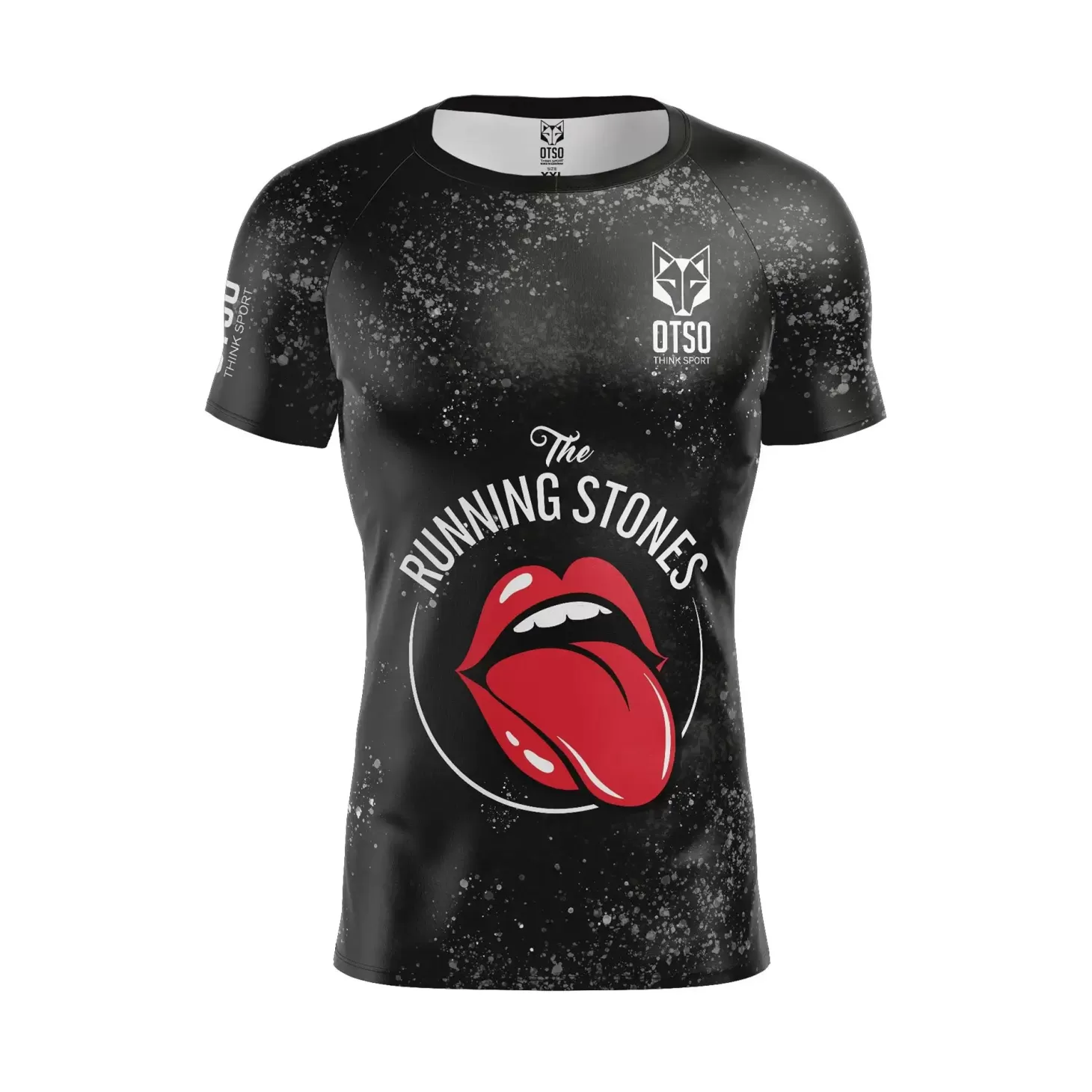 Hot Camiseta manga corta hombre - Running Stones Hombre Camisetas Manga Corta Hombre