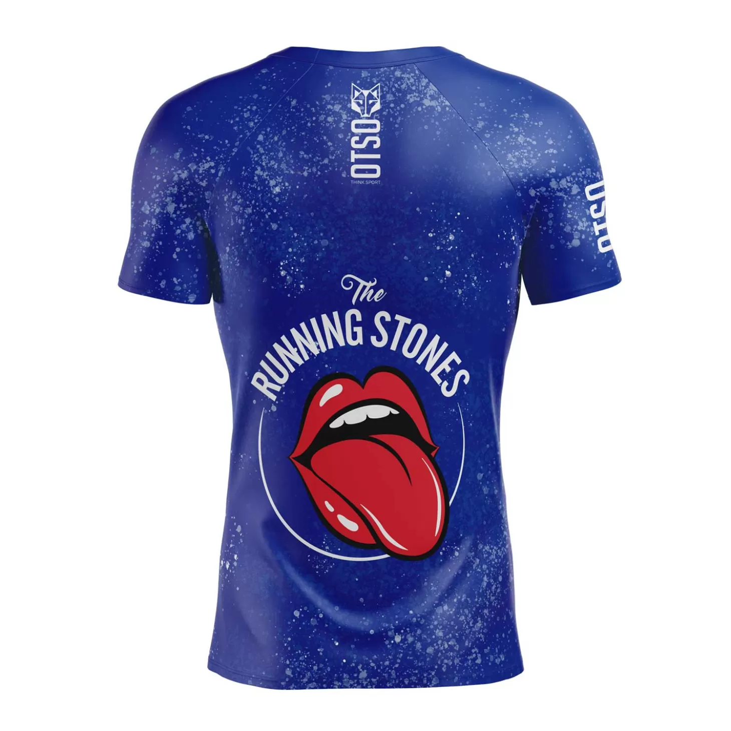 Cheap Camiseta manga corta hombre - Running Stones Blue Hombre Camisetas Manga Corta Hombre