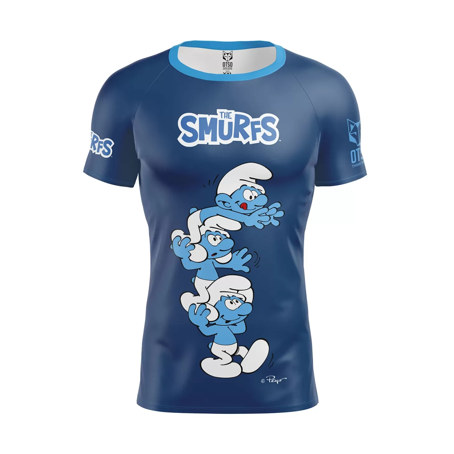 Best Sale Camiseta manga corta hombre - Smurf Tower Hombre Camisetas Manga Corta Hombre